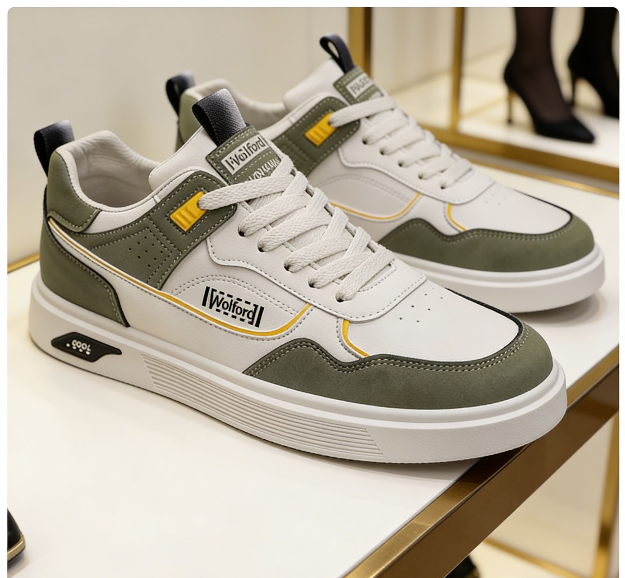 Turbo Olive Sport Shoes
