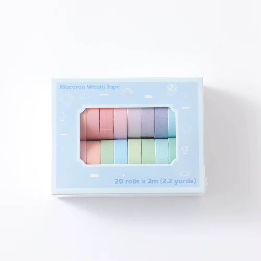 Washi Tape - 10mm x 10m - 20 Rolls
