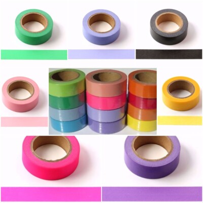 Washi Tape - 15mm x 10m - 10 Rolls