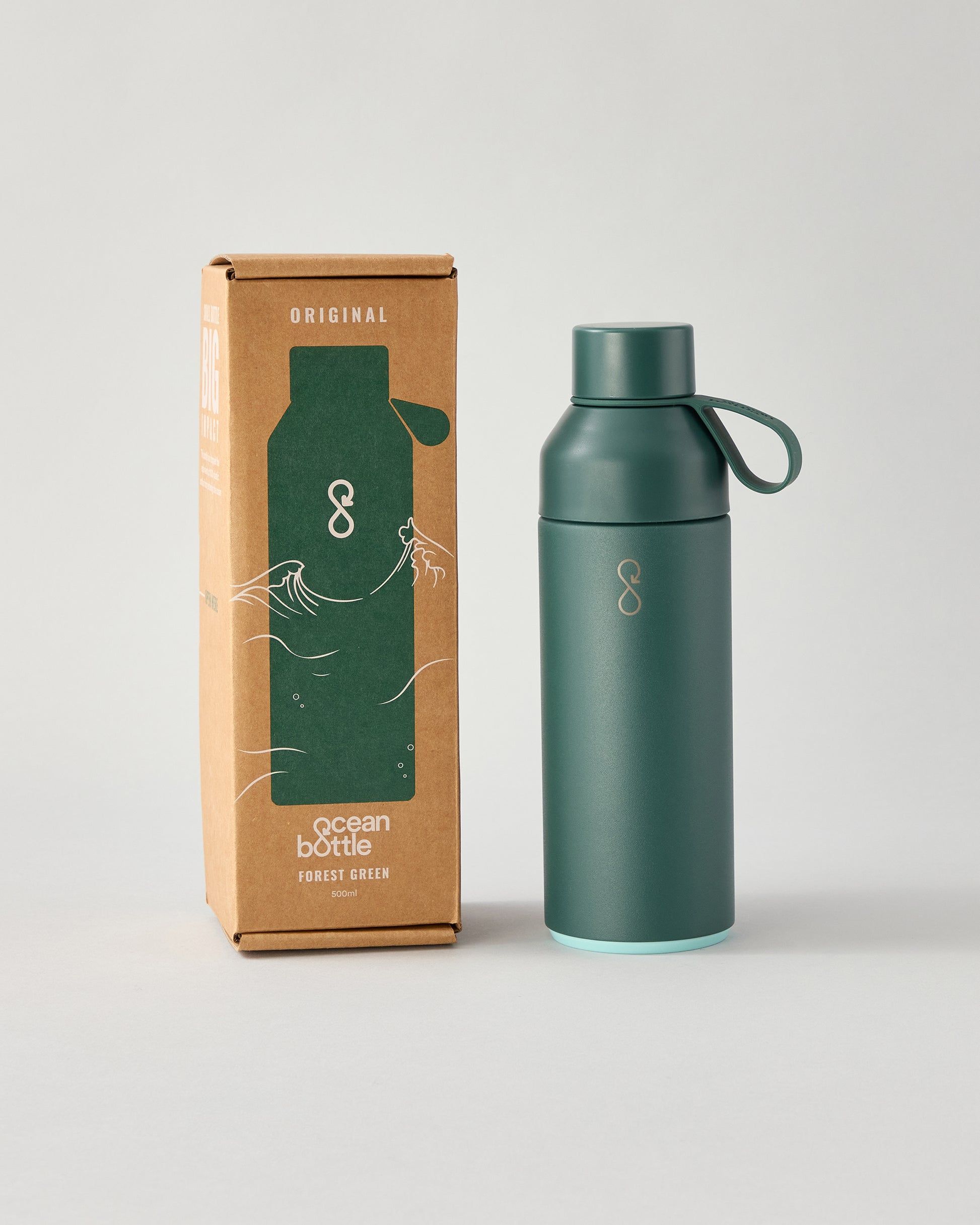 Water Bottle - Plastic - 500ml - Green