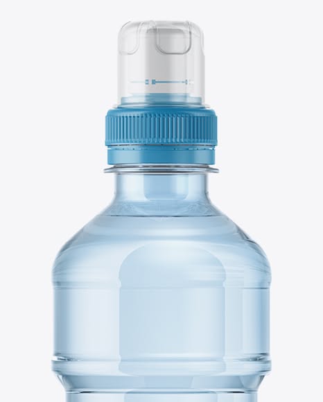 Water Bottle - Plastic - Blue