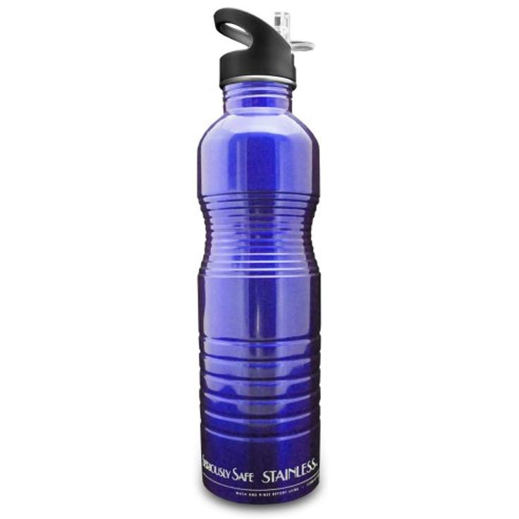 Water Bottle - Steel - 1L - Blue