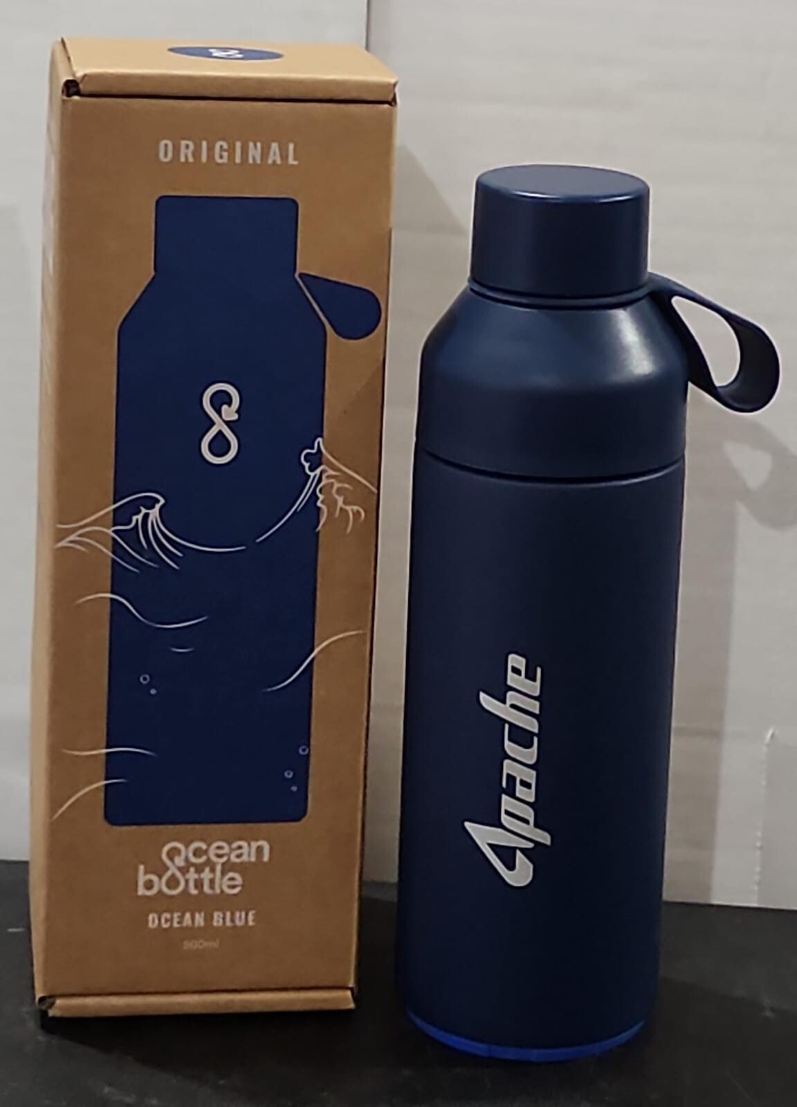 Water Bottle - Steel - 500ml - Blue
