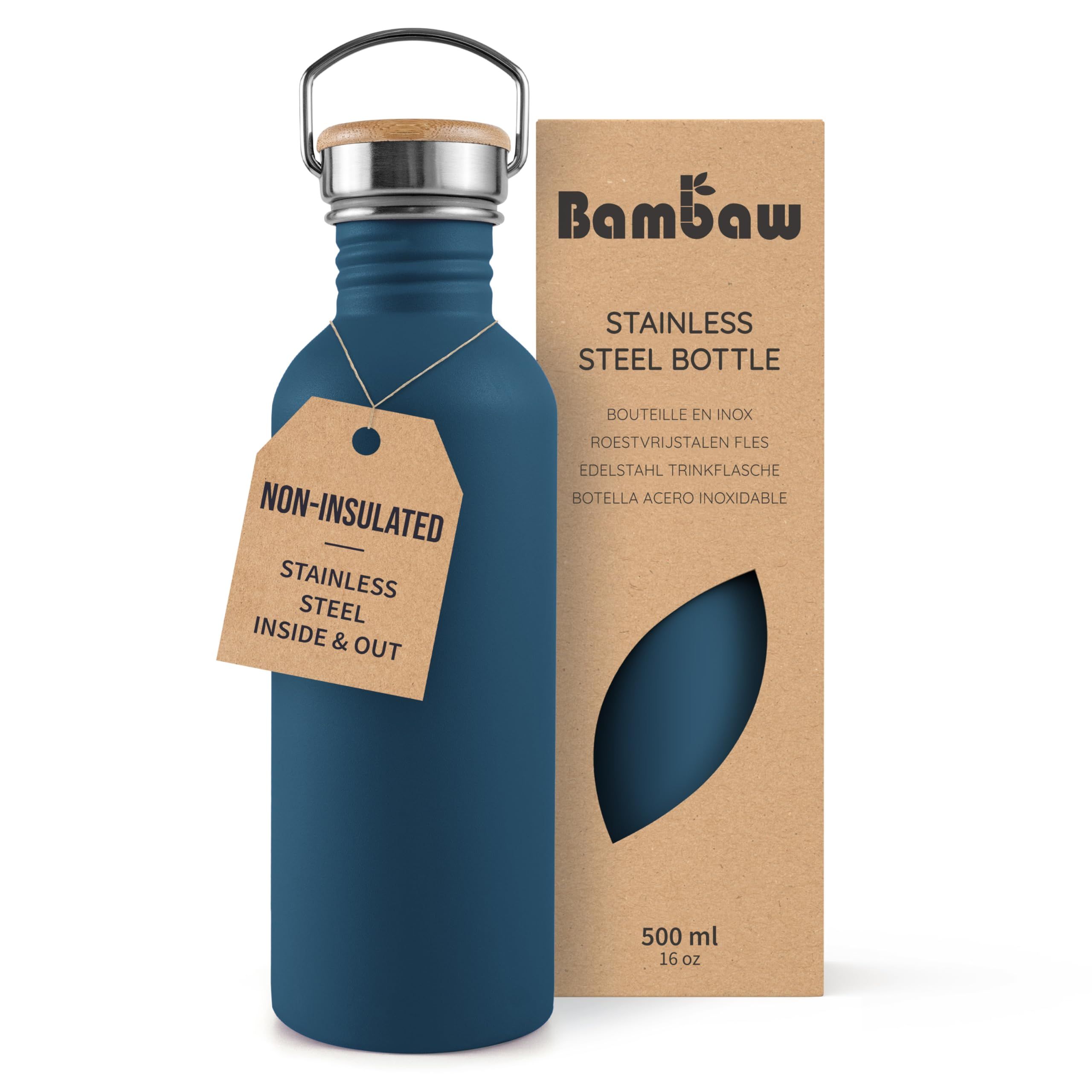 Water Bottle - Steel - 500ml - Blue