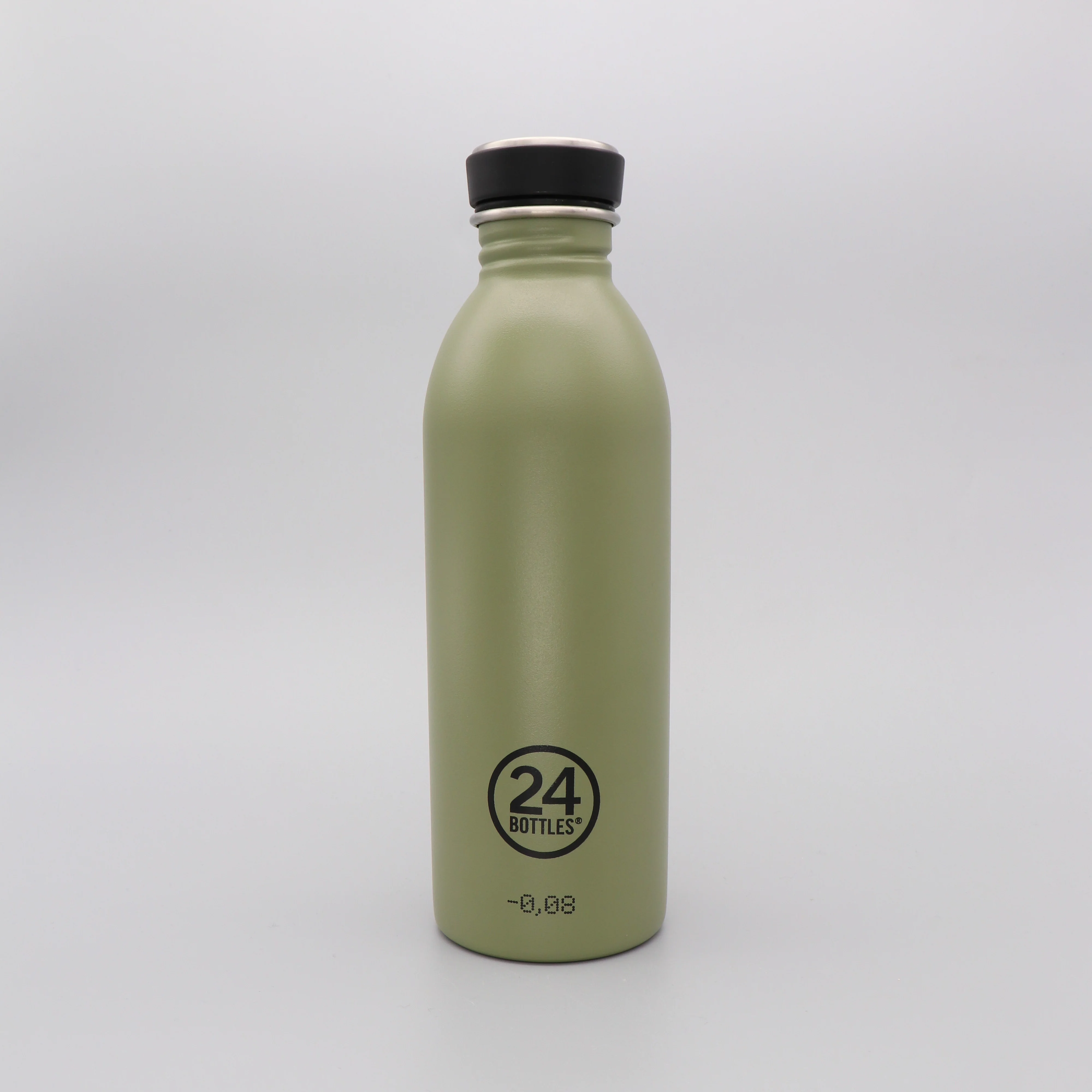Water Bottle - Steel - 500ml - Green