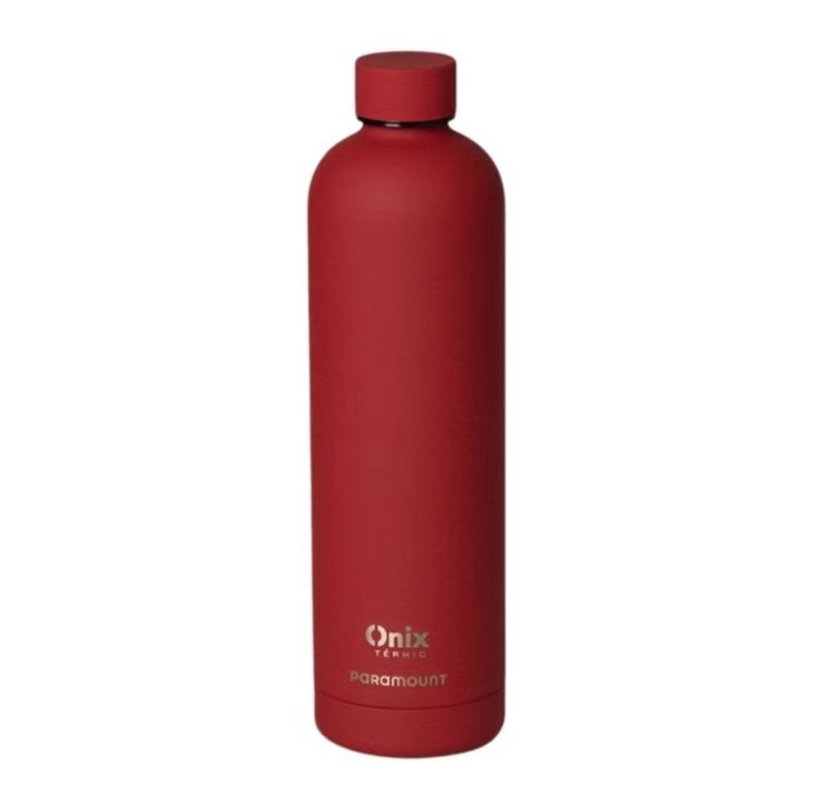Water Bottle - Steel - Red