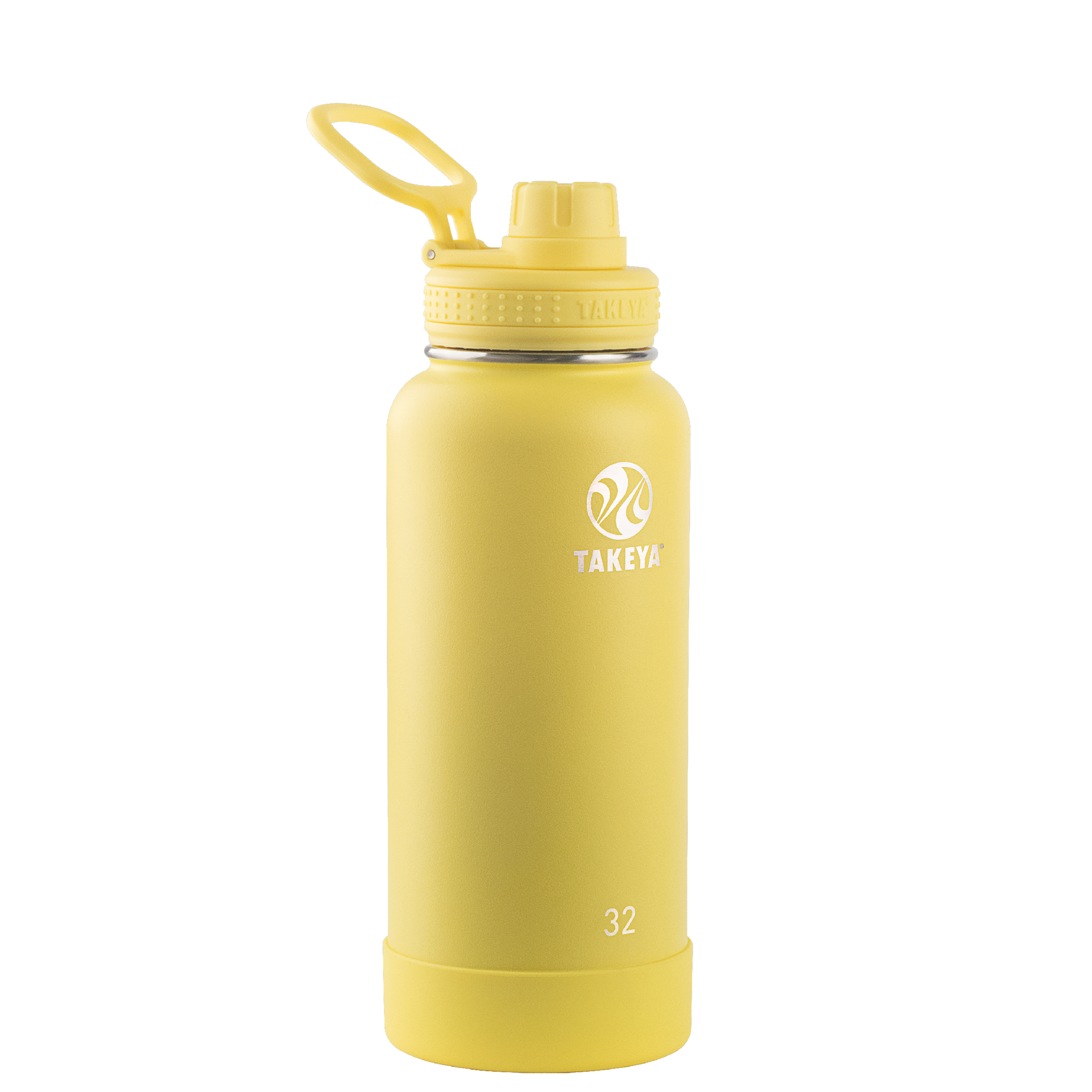 Water Bottle - Steel - Yellow