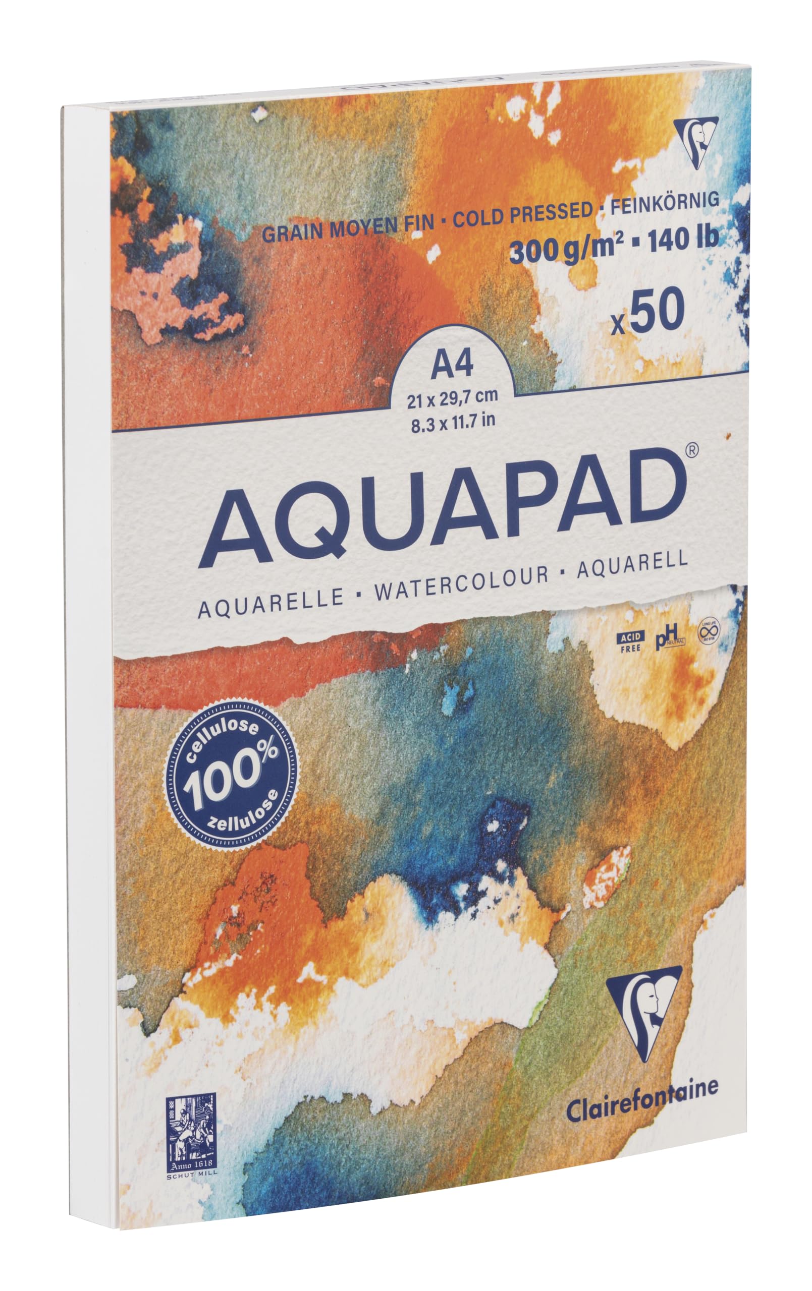 Watercolor Pad - A4 - 10 Sheets - 300gsm