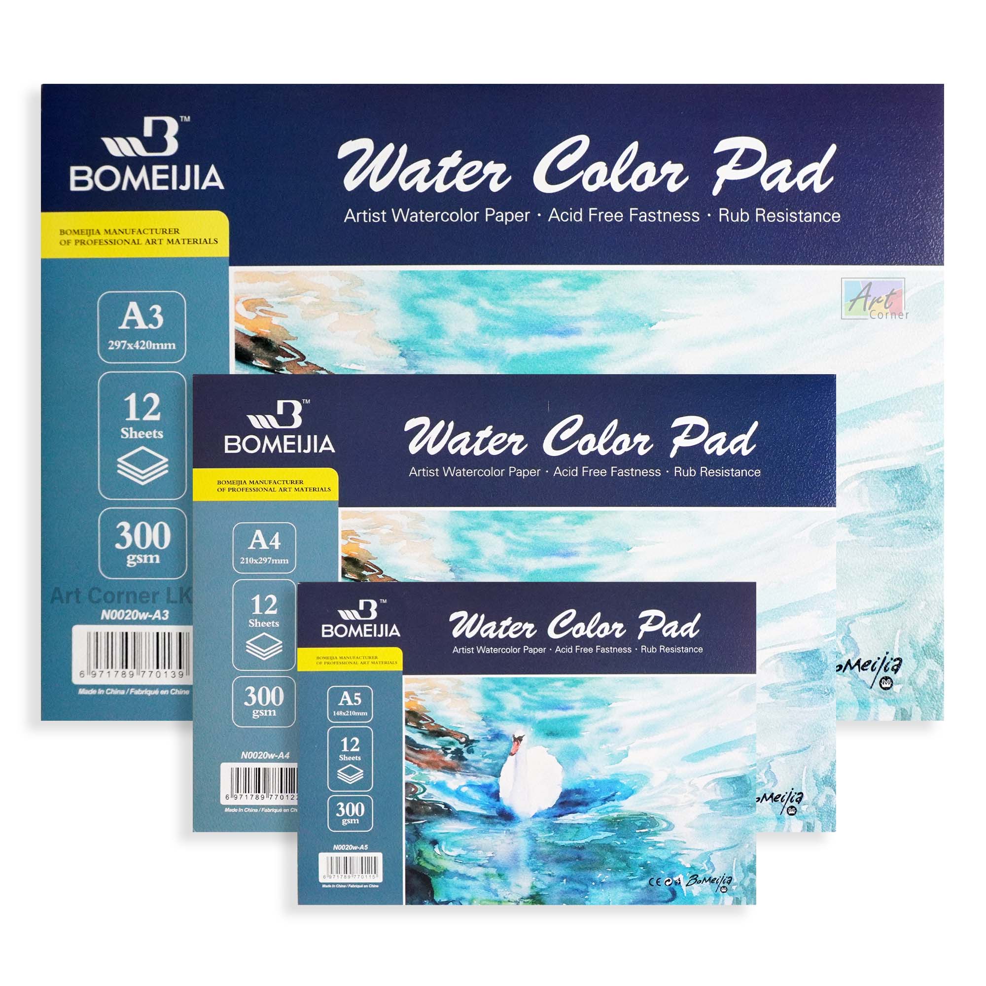 Watercolor Pad - A4 - 10 Sheets - 300gsm