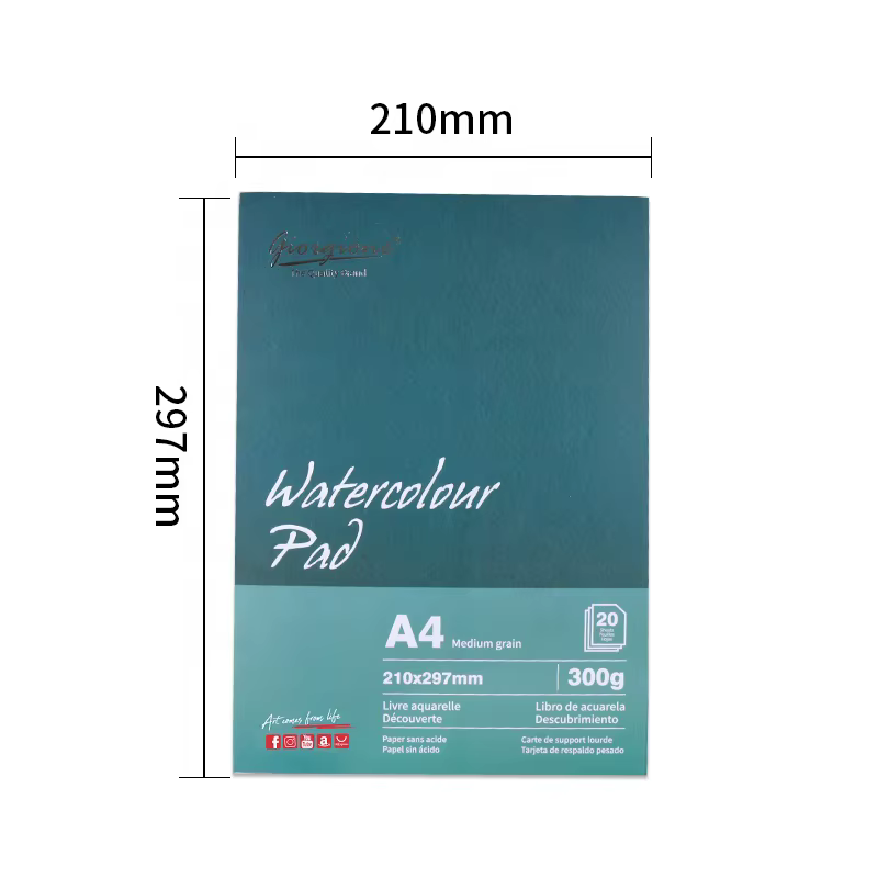 Watercolor Pad - A4 - 20 Sheets - 300gsm