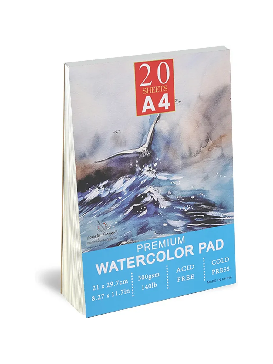 Watercolor Pad - A5 - 20 Sheets - 300gsm
