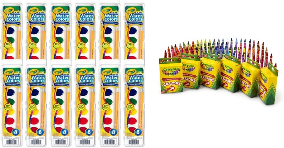 Watercolor Set - 12 Colors - Crayola