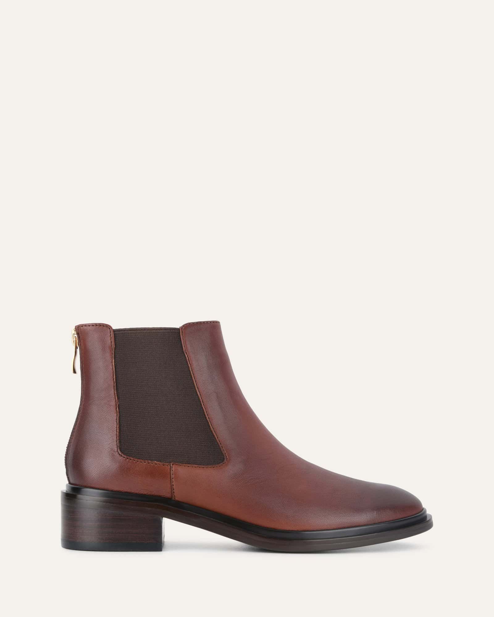 Waterproof Brown Ankle Boots