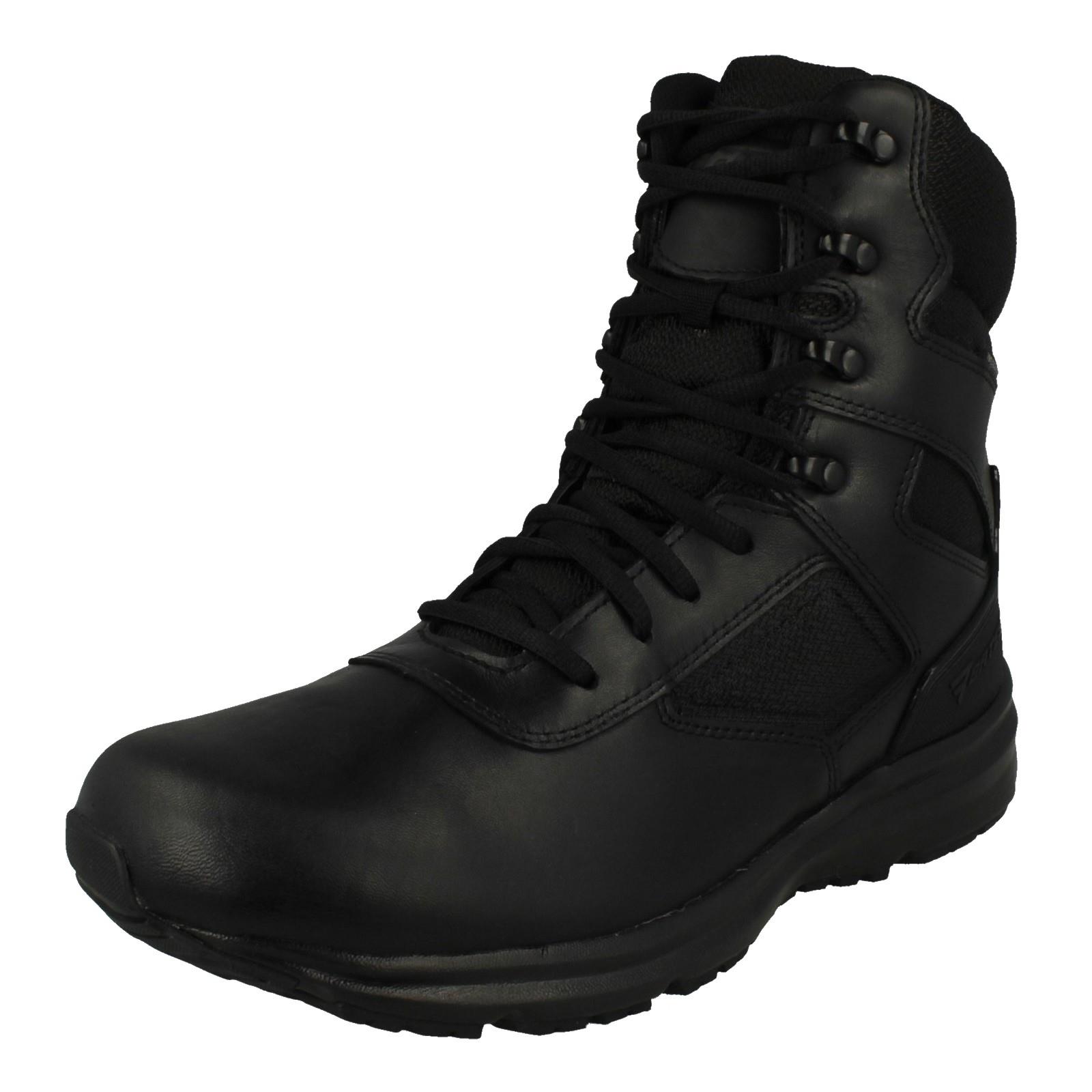 Waterproof Grey Combat Boots