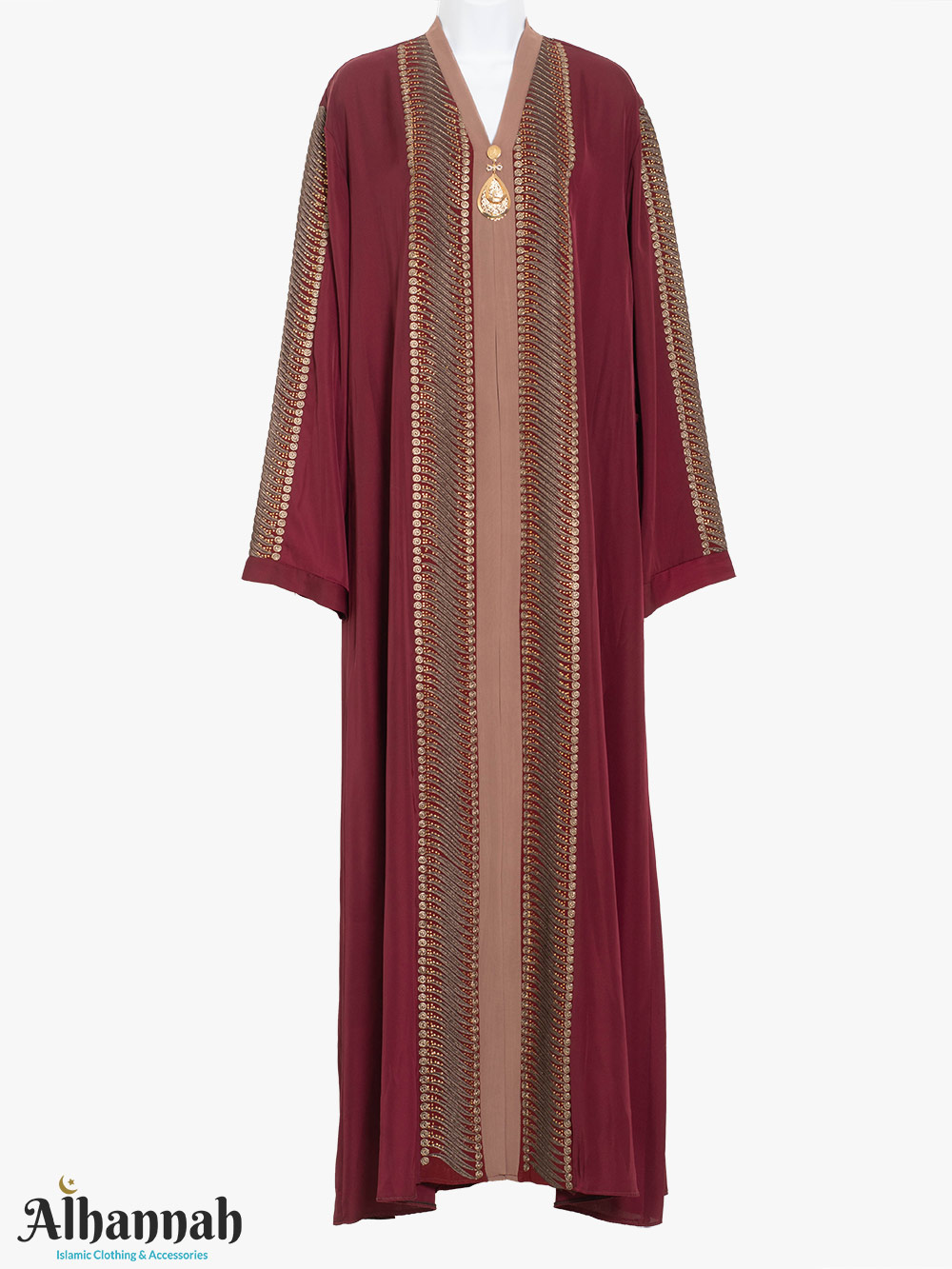 Abaya - Maroon