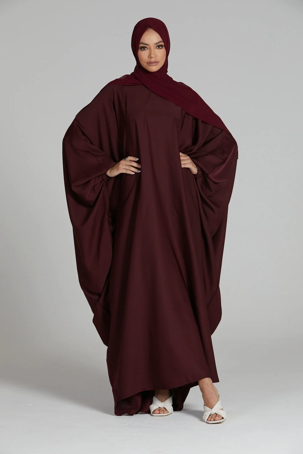 Abaya - Maroon