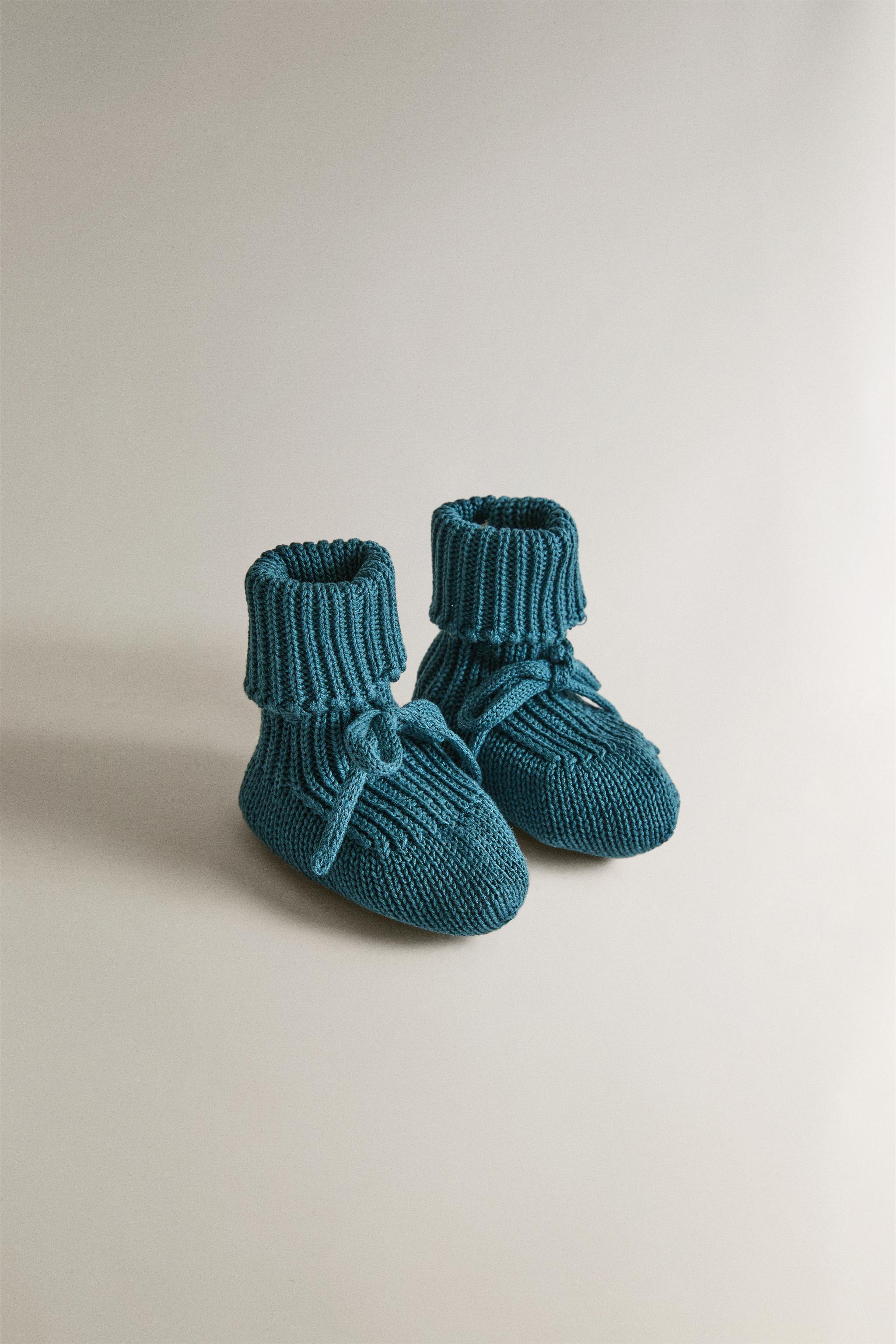 Baby Booties - Blue