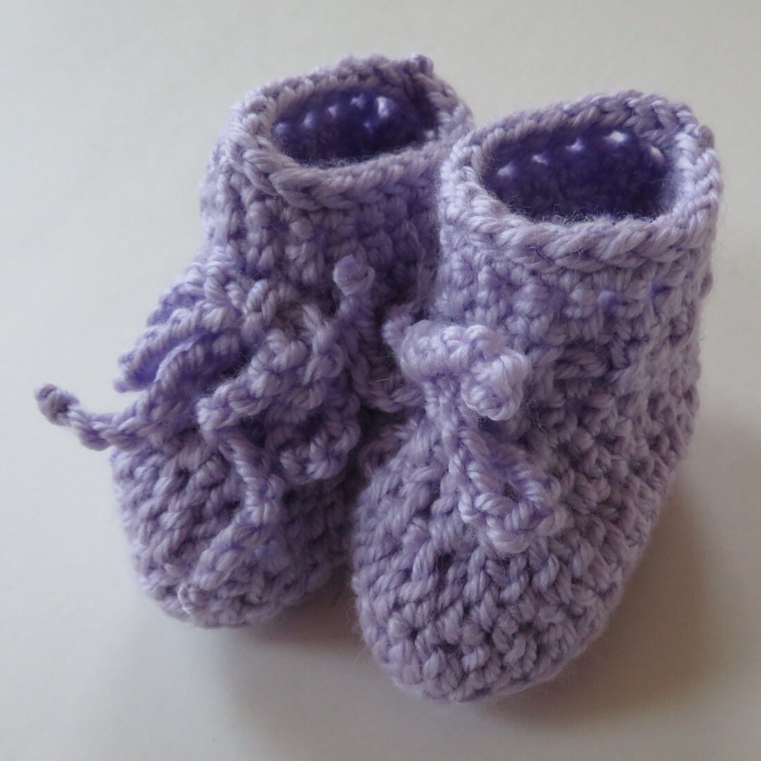 Baby Booties - Purple