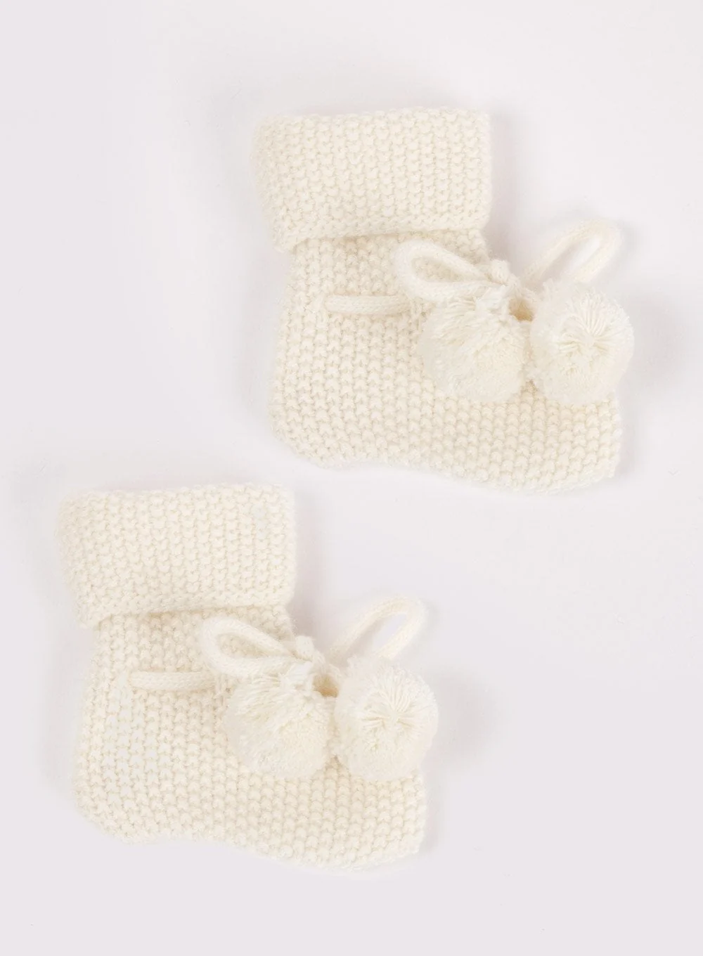 Baby Booties - White