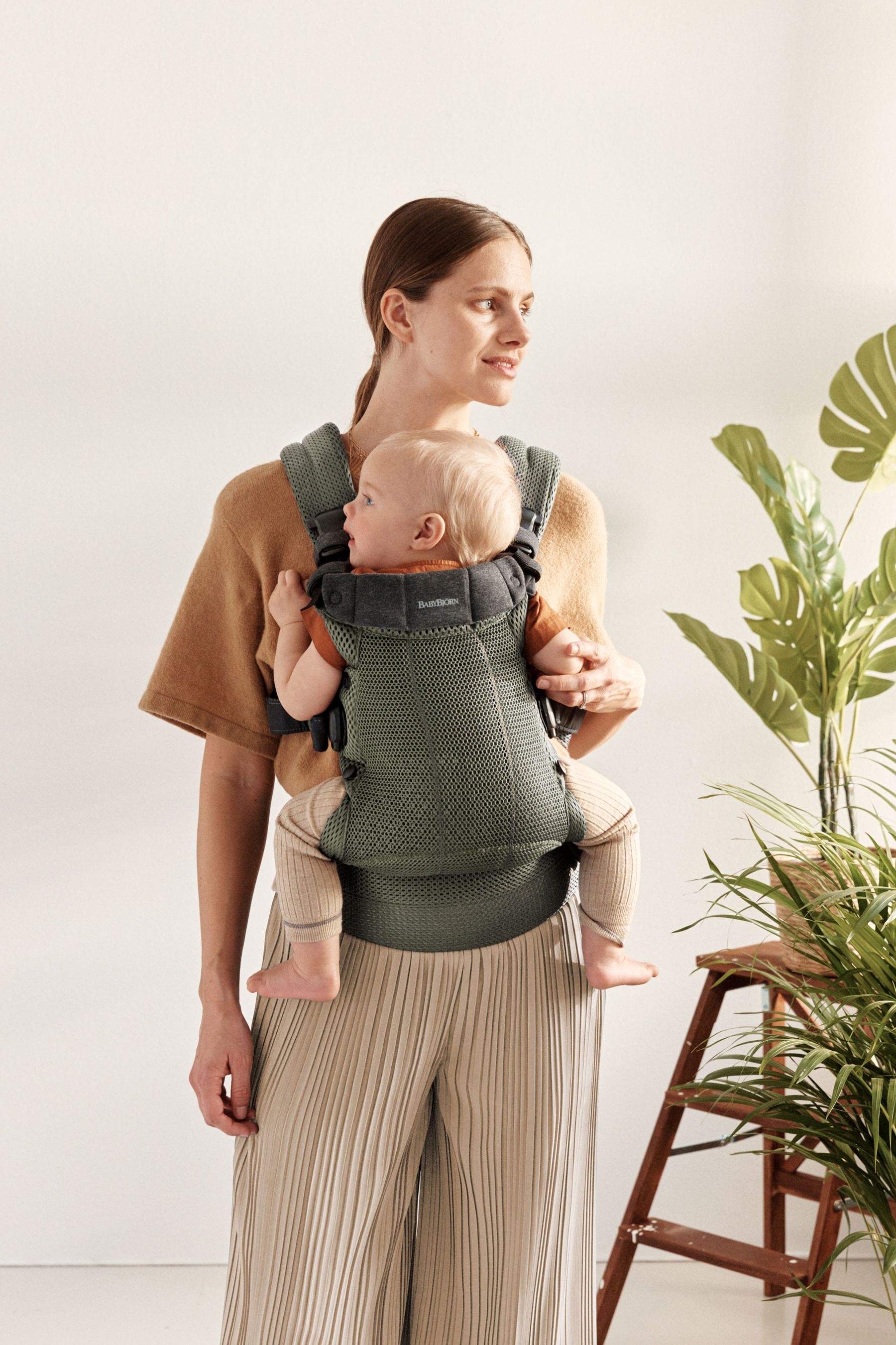 Baby Carrier - Back - Green