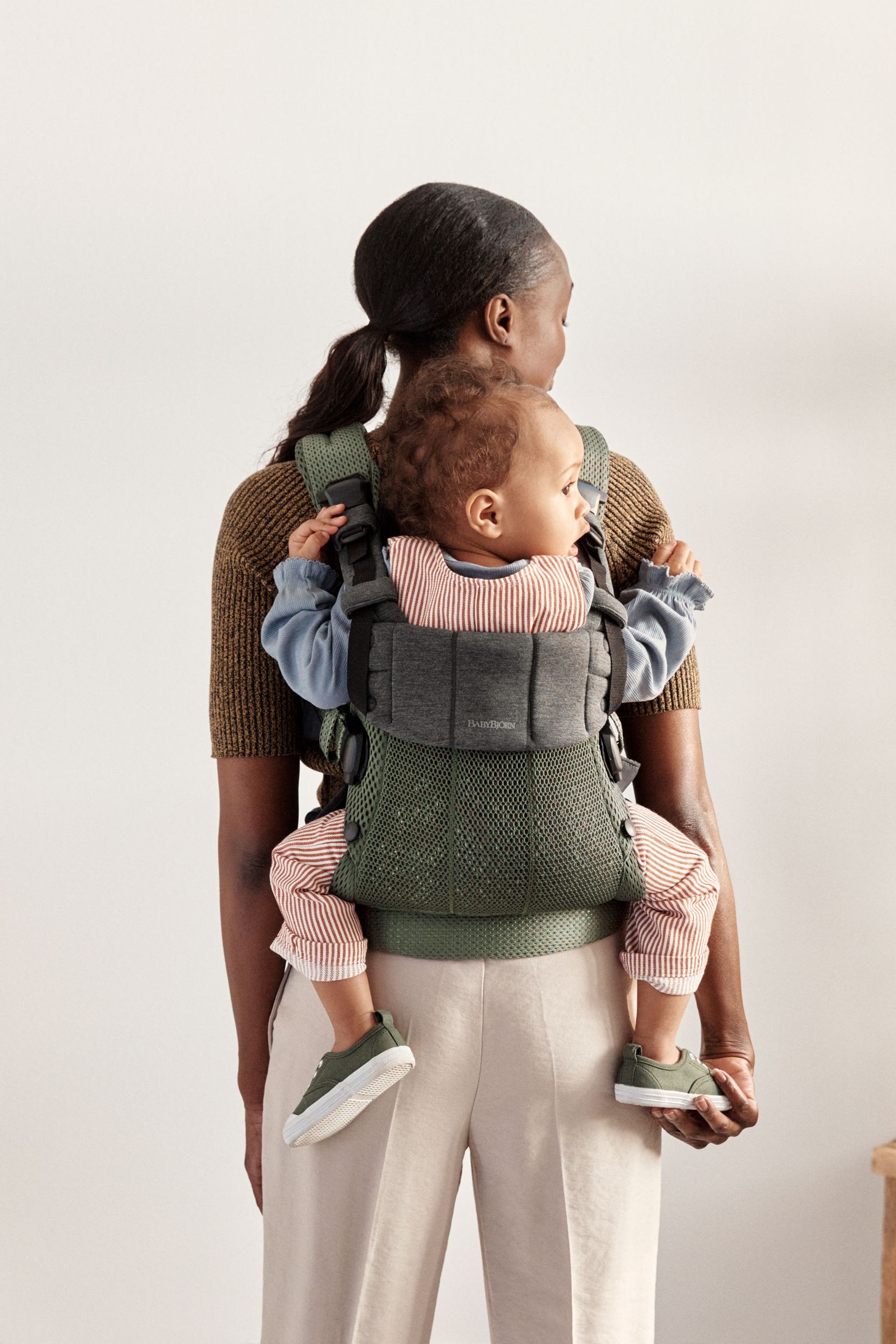 Baby Carrier - Back - Green