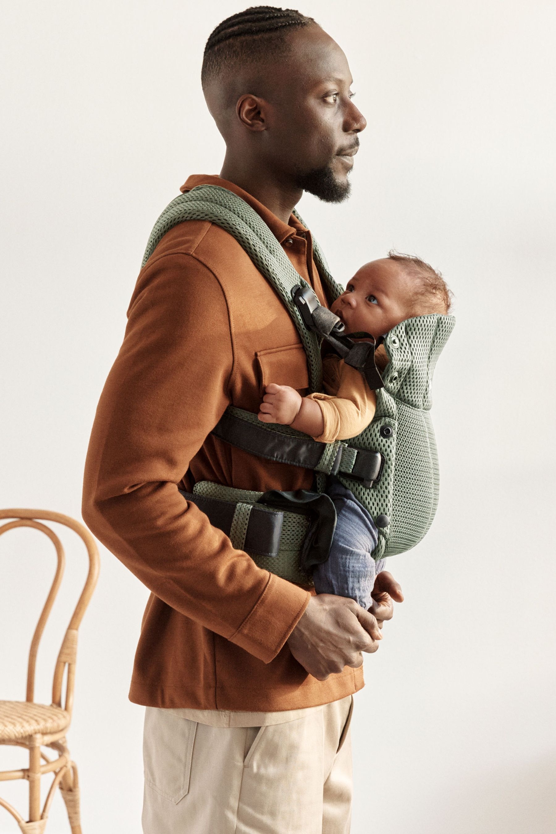 Baby Carrier - Back - Green