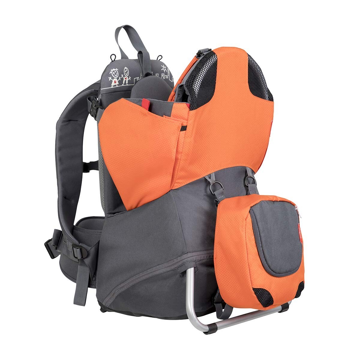 Baby Carrier - Back - Orange