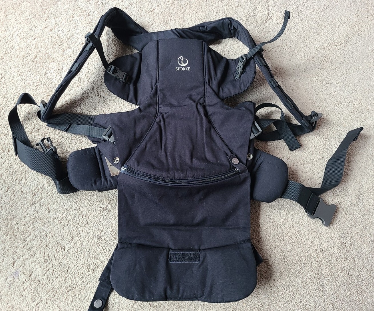 Baby Carrier - Front - Black