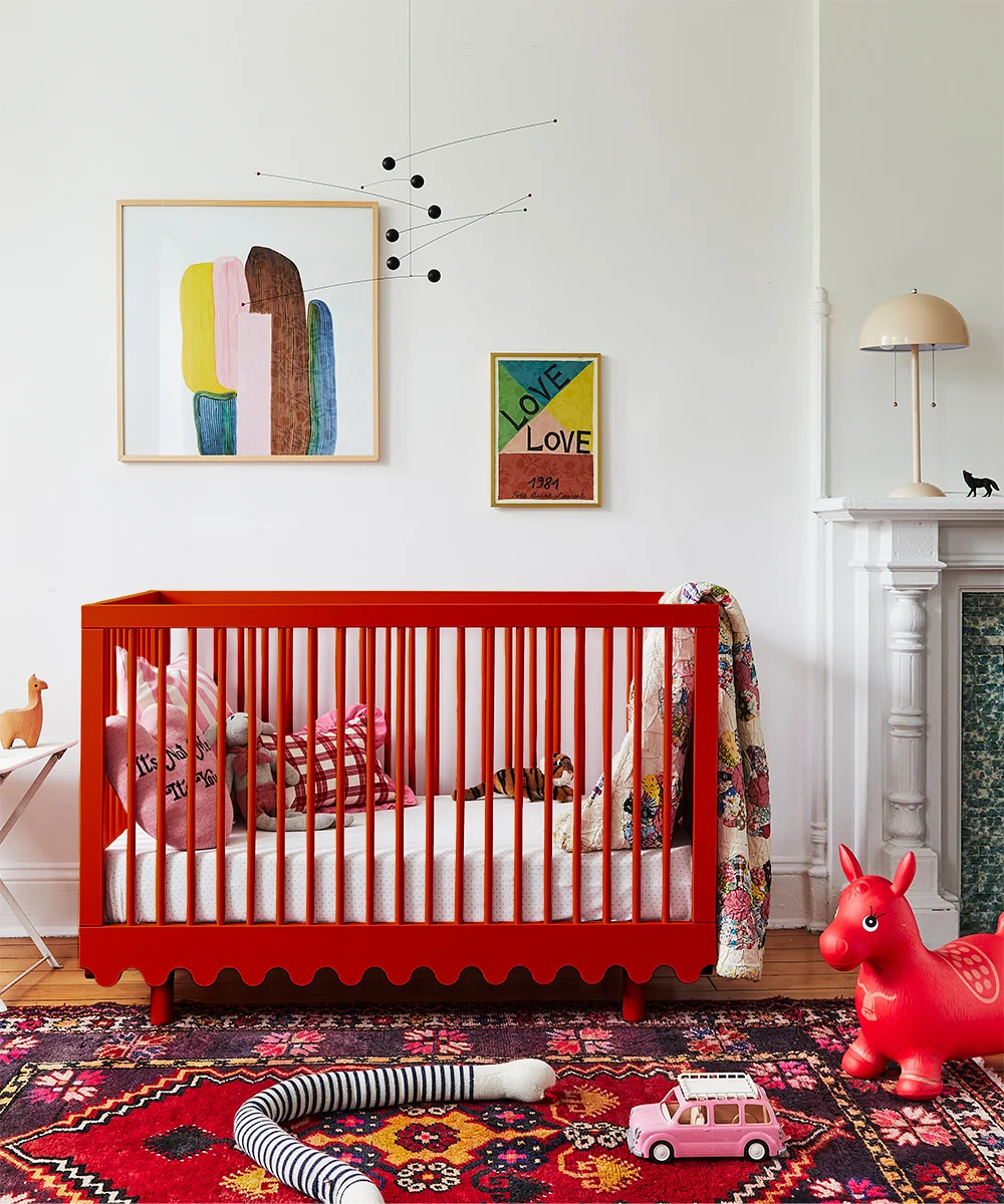 Baby Crib - Red