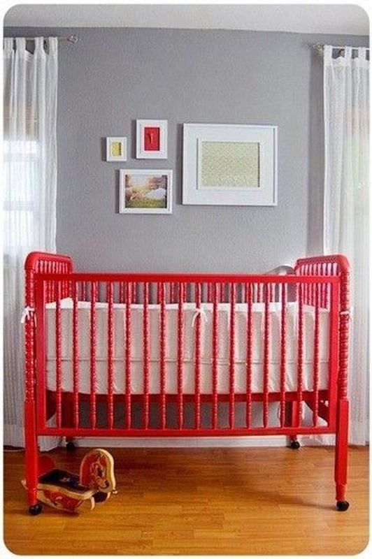 Baby Crib - Red