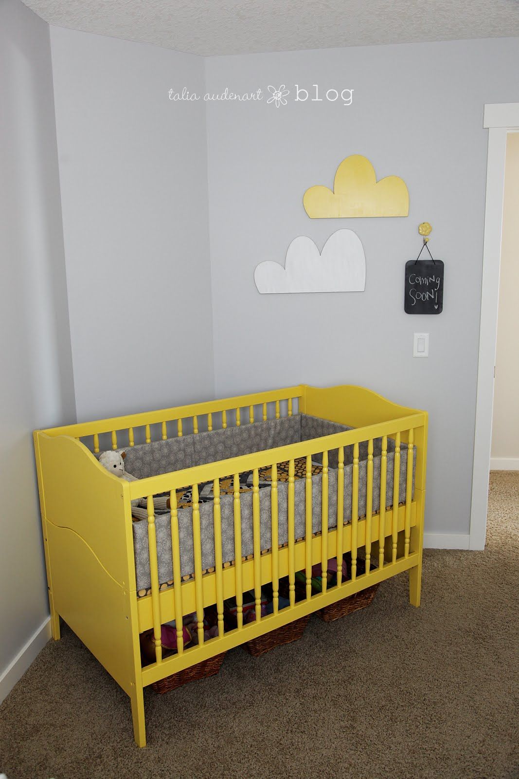 Baby Crib - Yellow