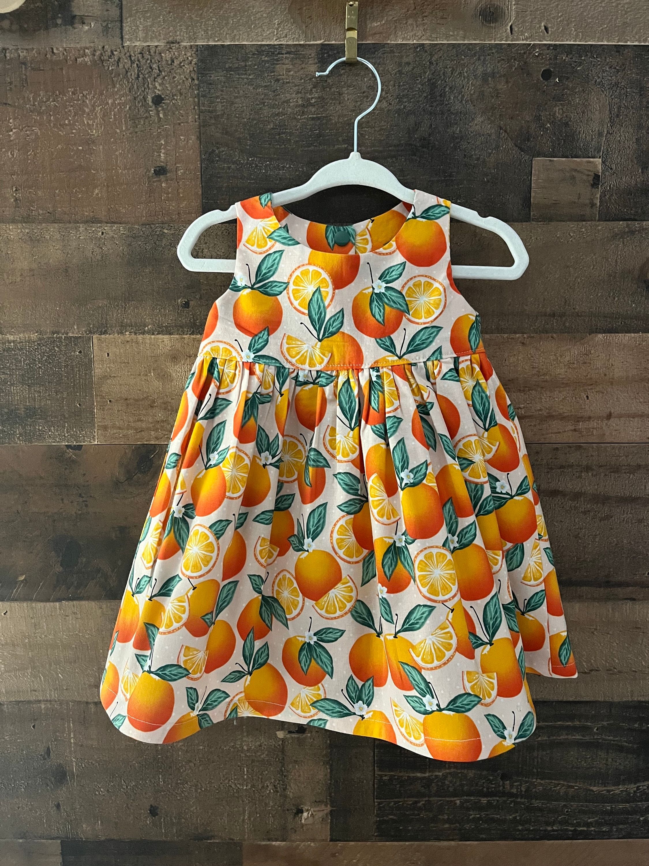 Baby Dress - Orange
