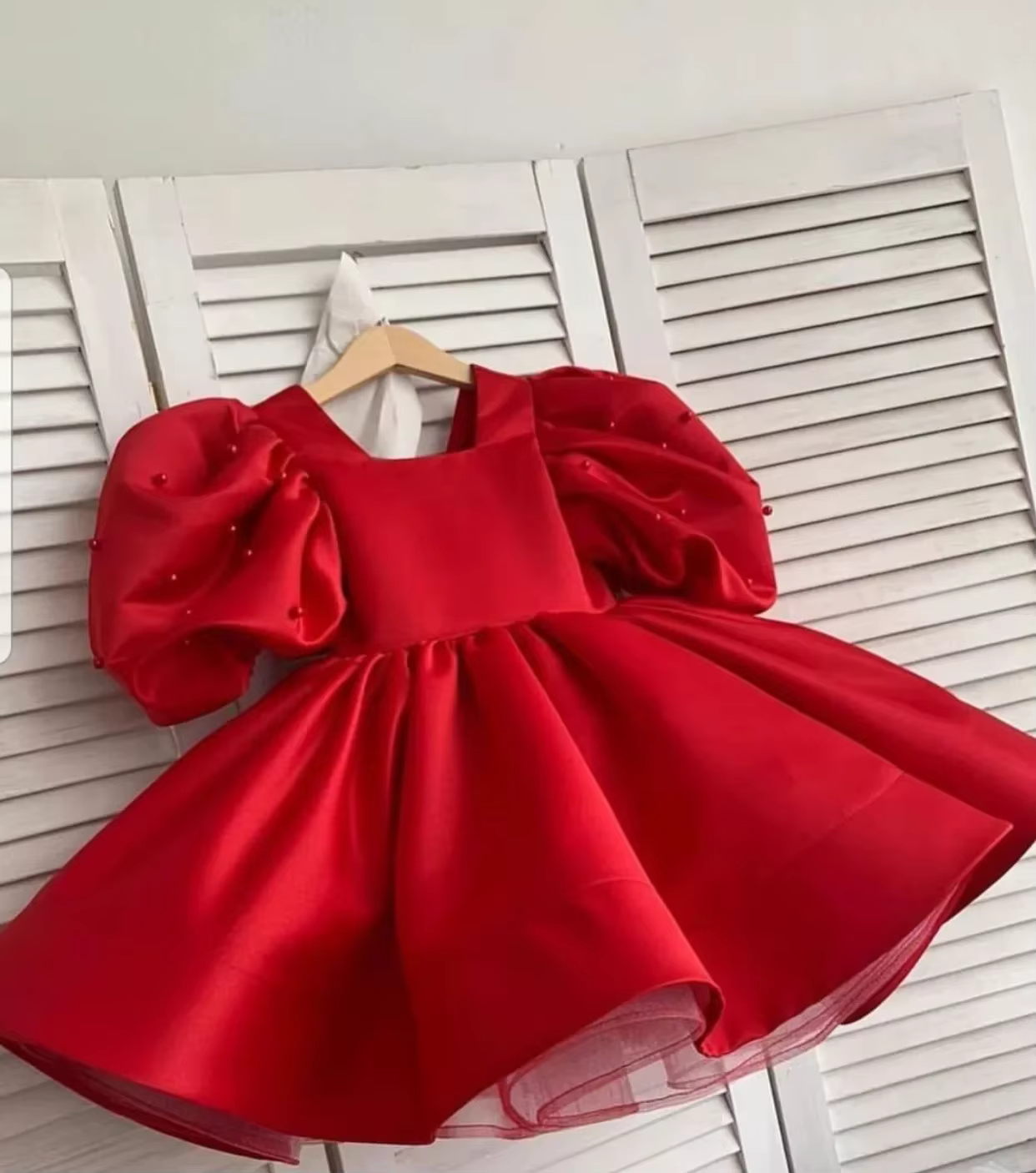 Baby Dress - Red