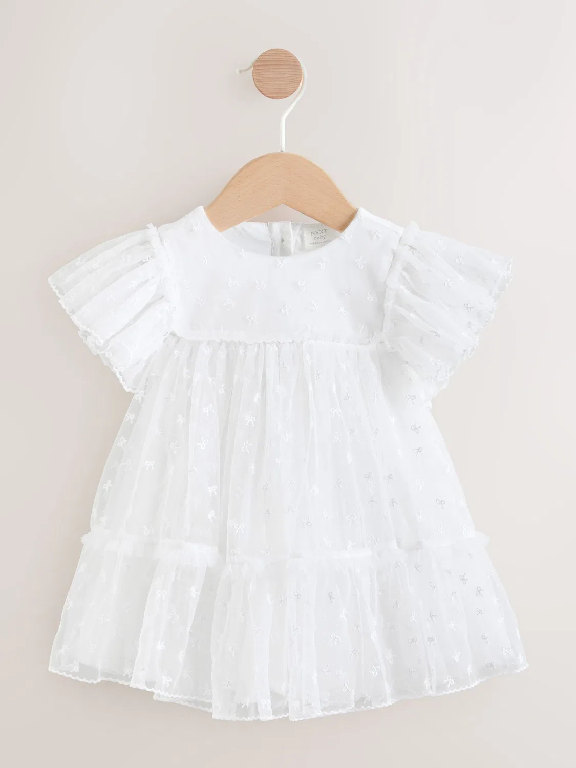 Baby Dress - White
