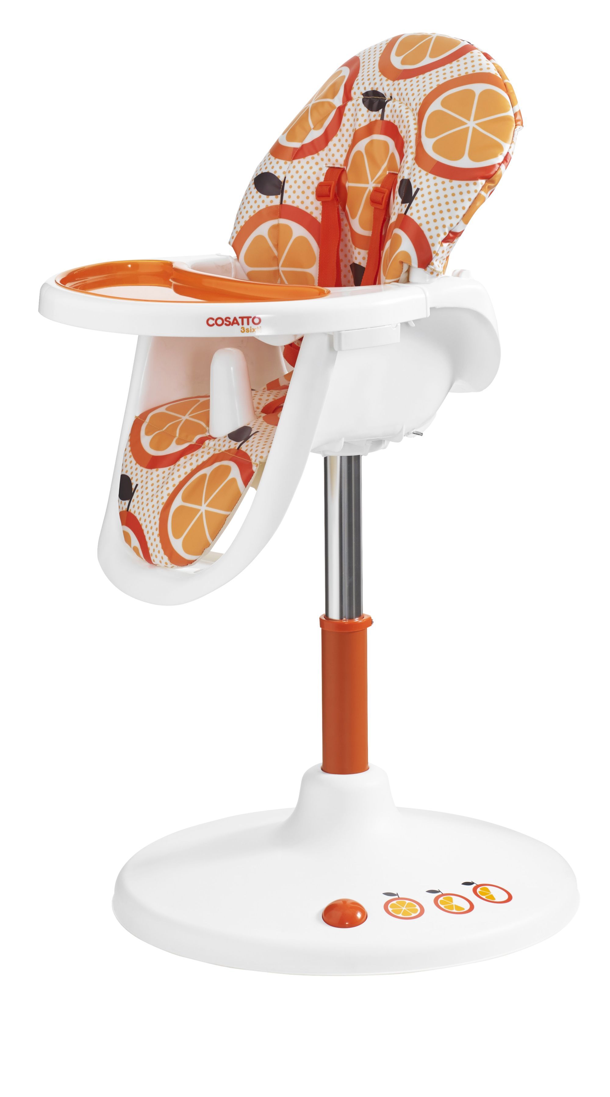 Baby High Chair - Orange