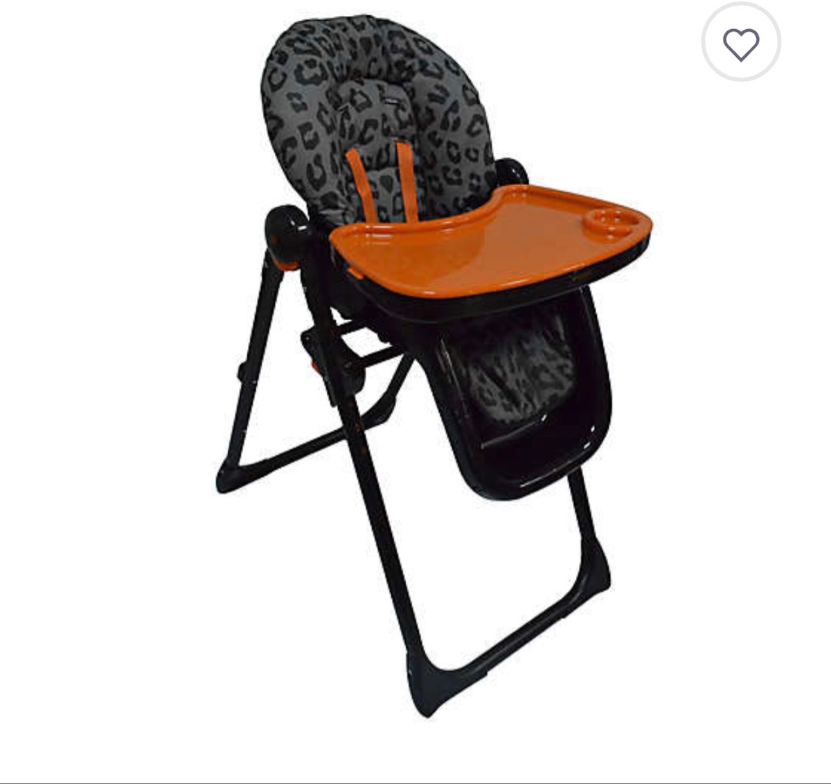 Baby High Chair - Orange