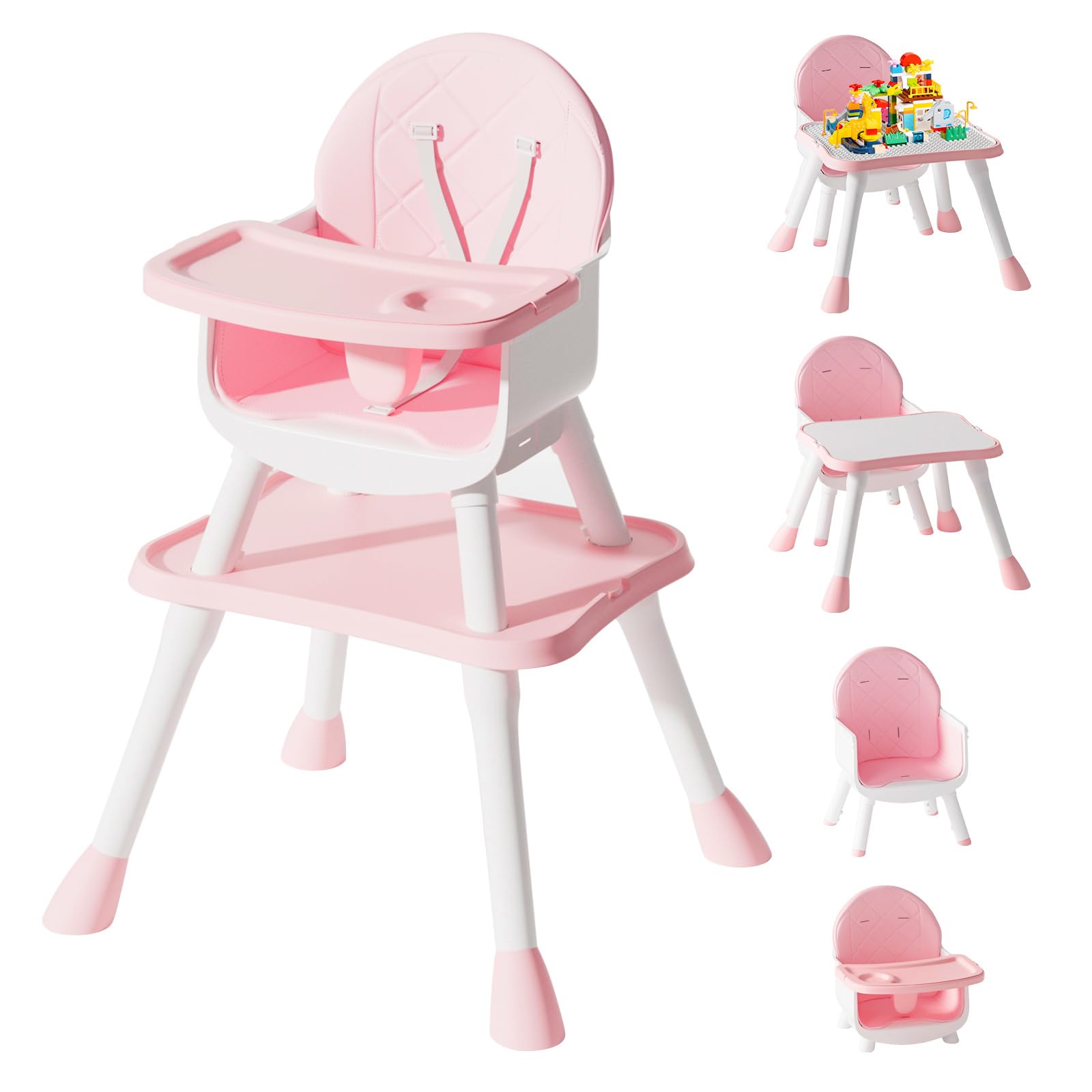 Baby High Chair - Pink