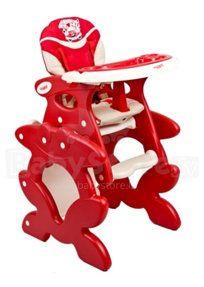 Baby High Chair - Red