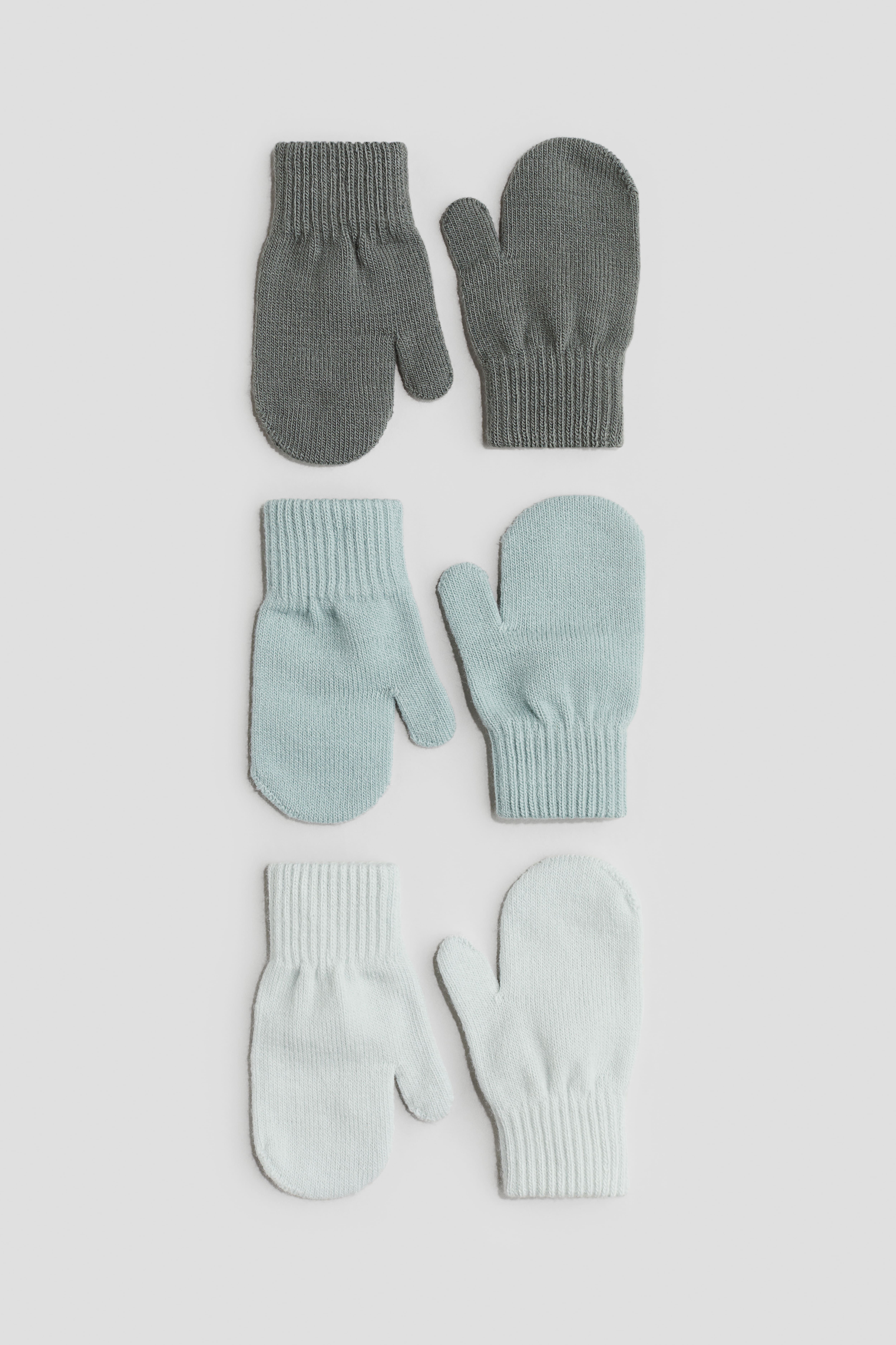 Baby Mittens - Green