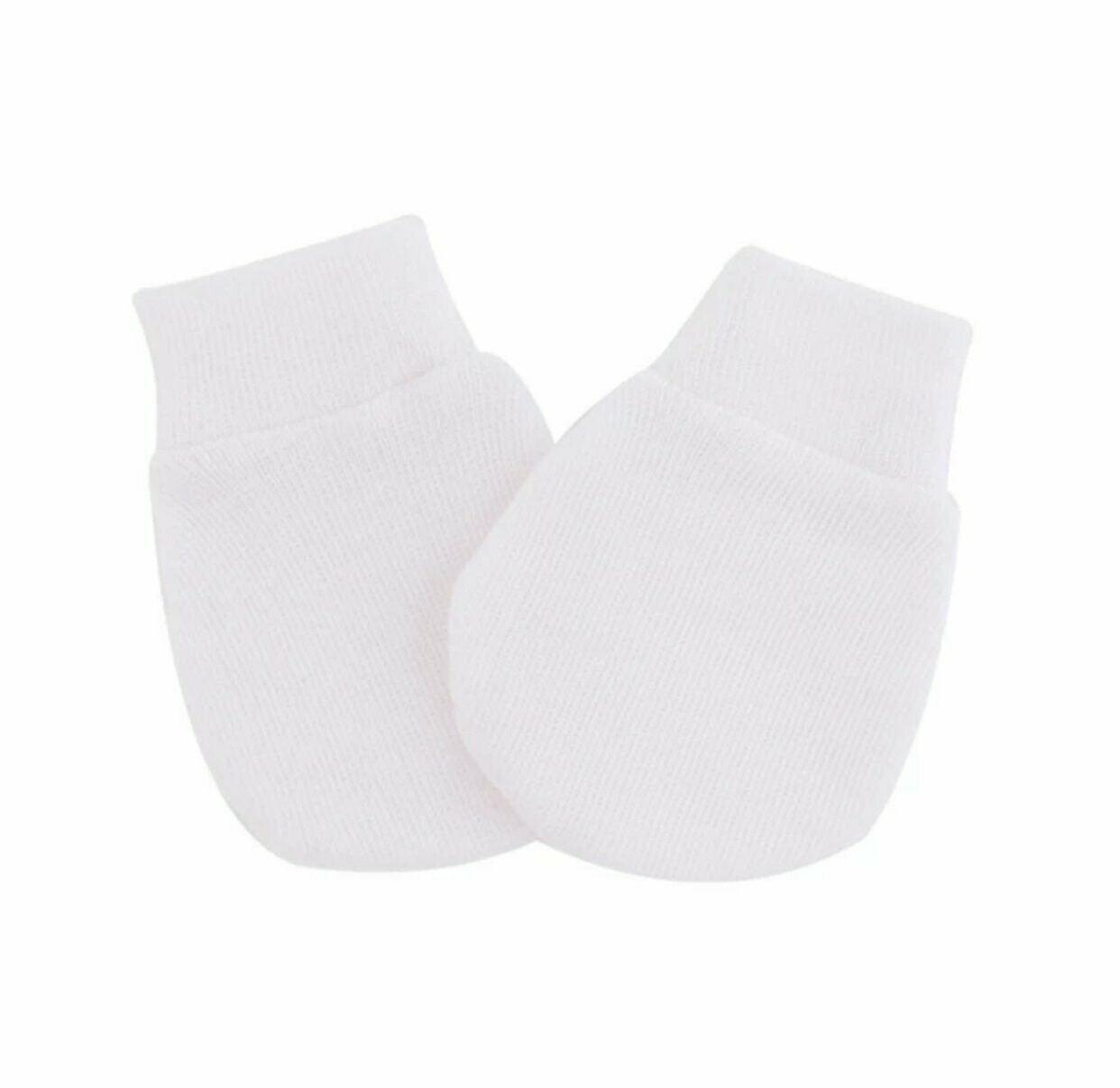Baby Mittens - White