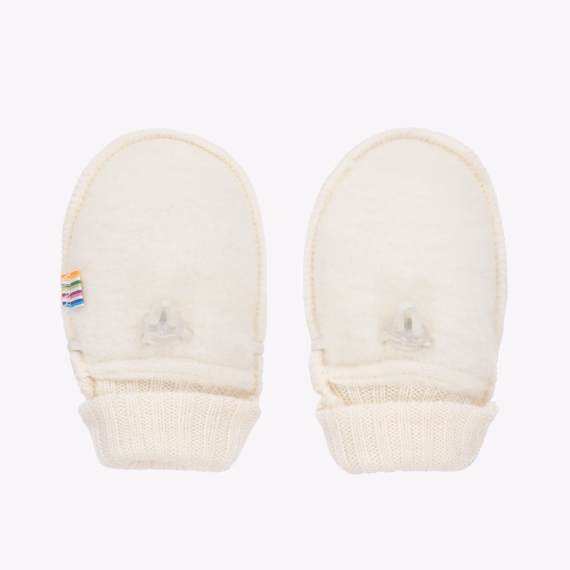 Baby Mittens - White