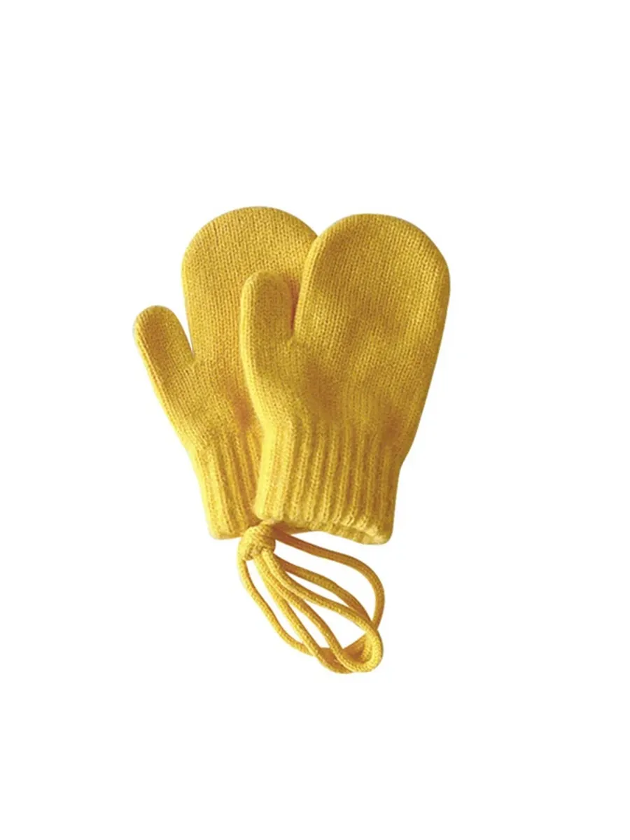 Baby Mittens - Yellow