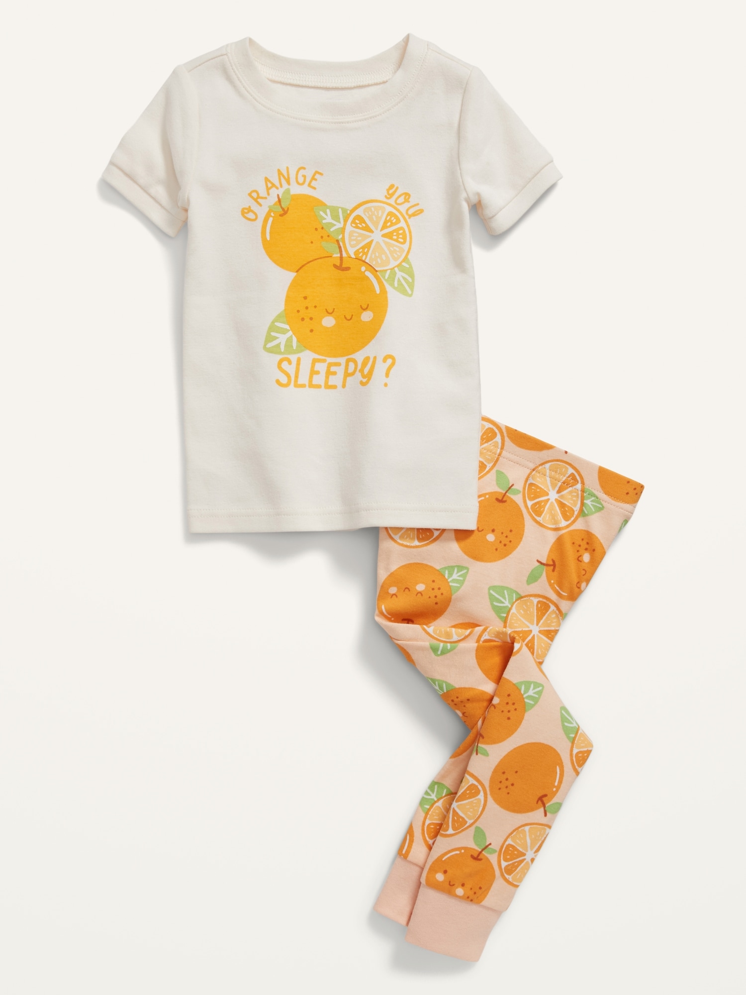 Baby Pajamas - Orange