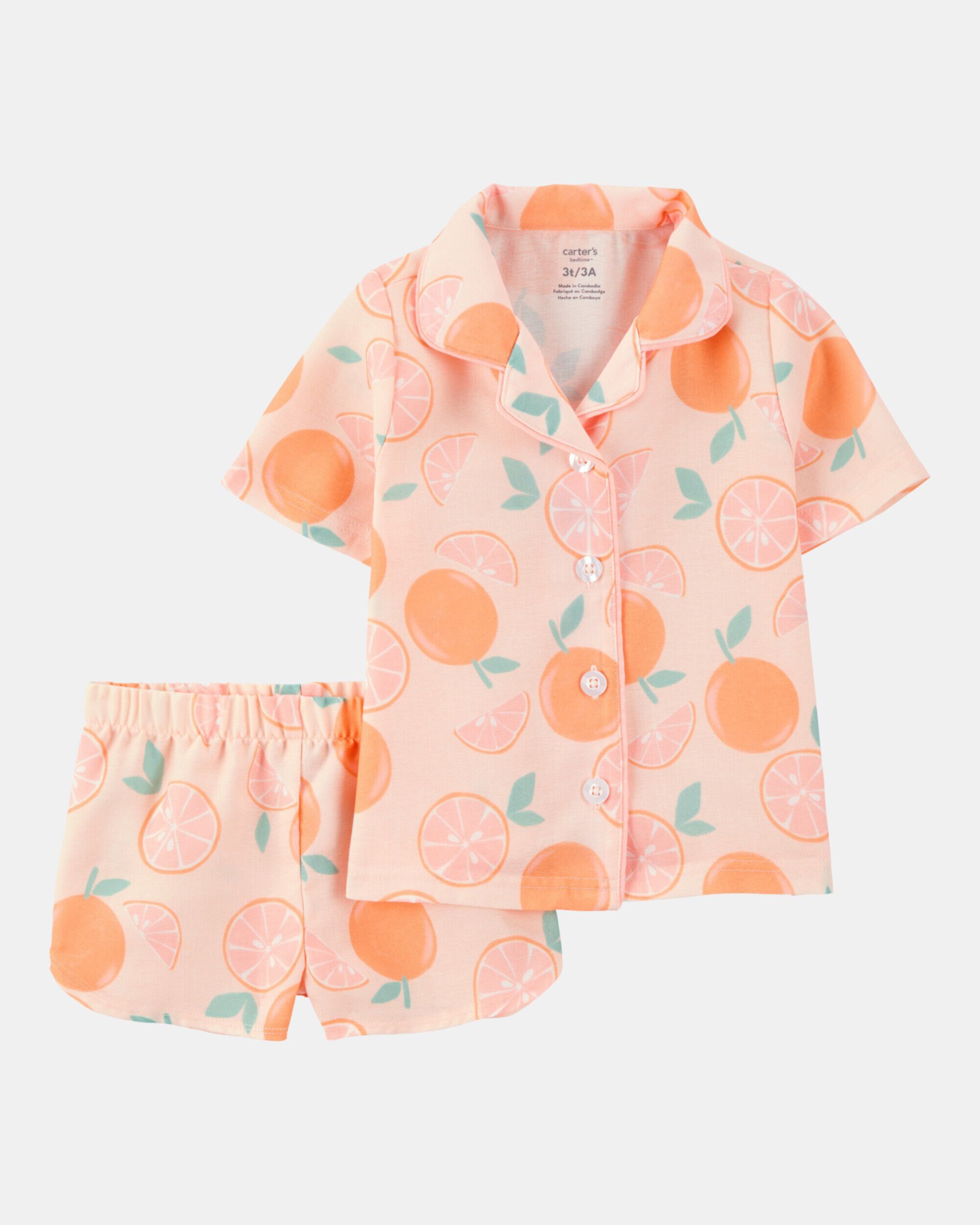 Baby Pajamas - Orange