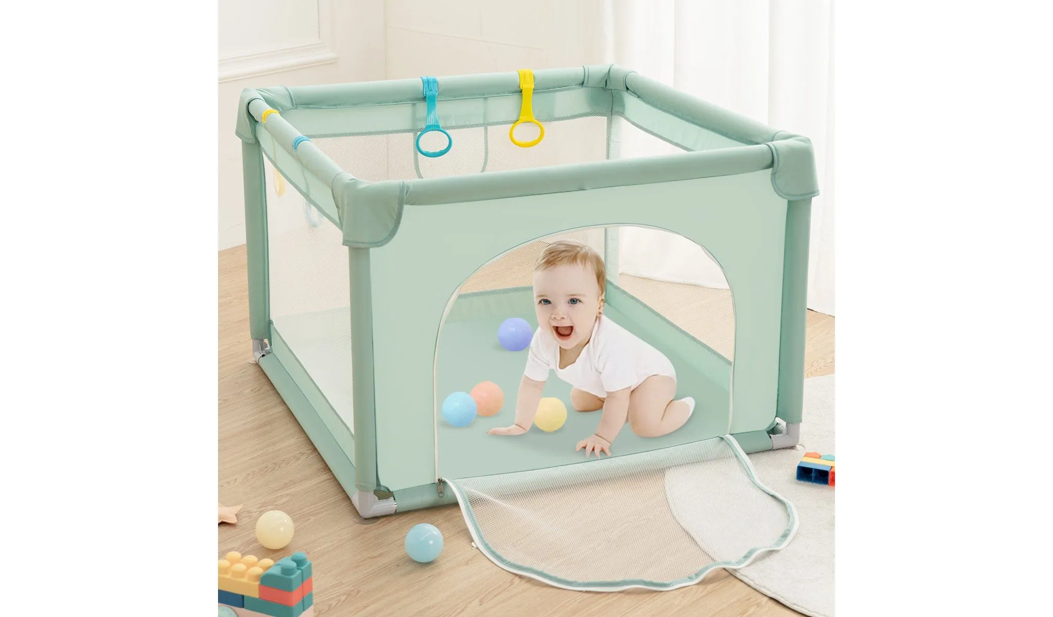 Baby Playpen - Green
