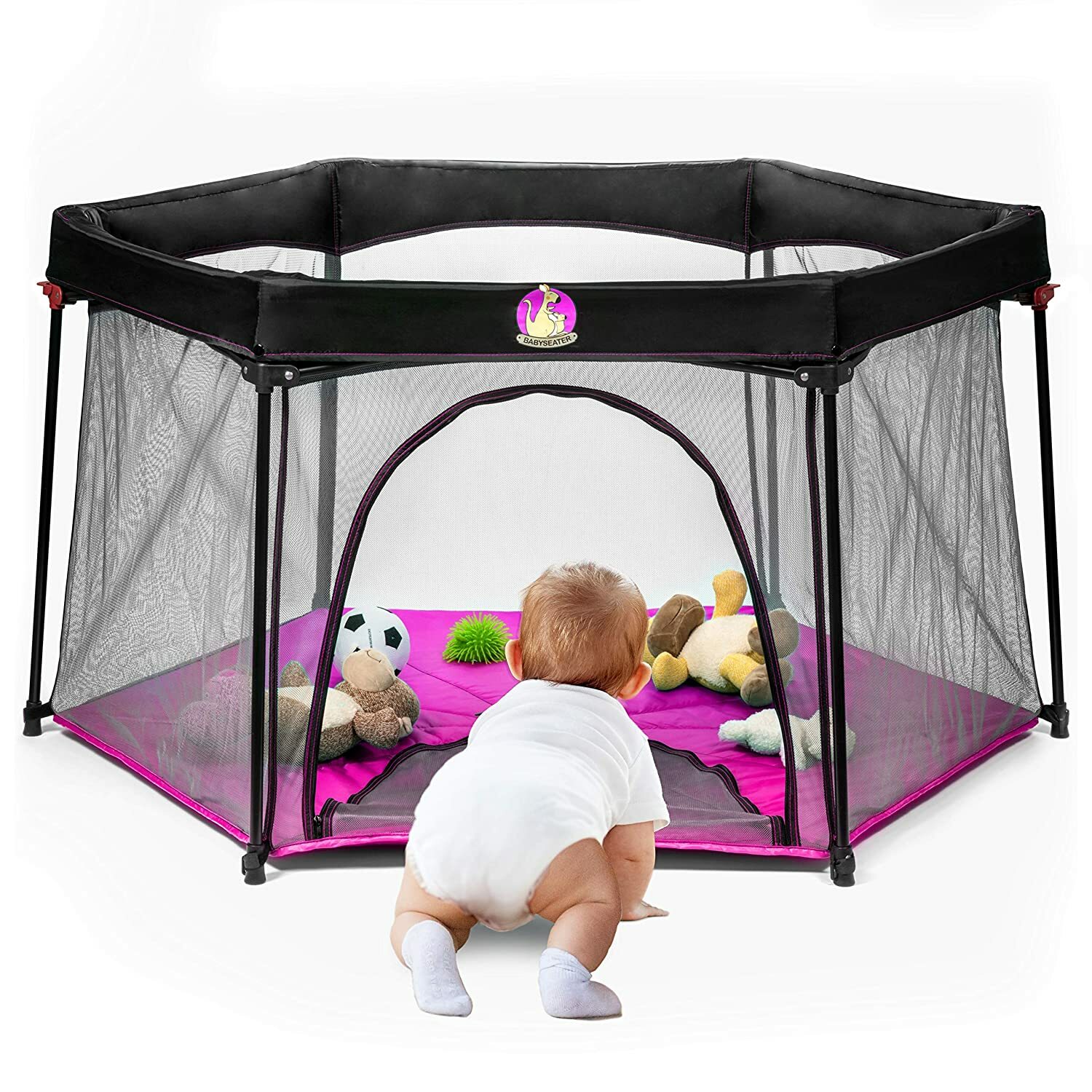 Baby Playpen - Orange