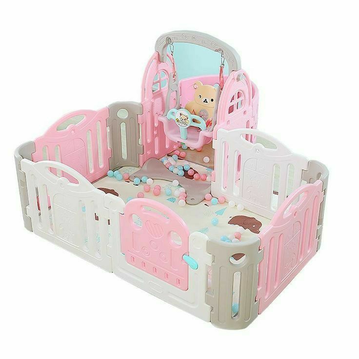 Baby Playpen - Pink