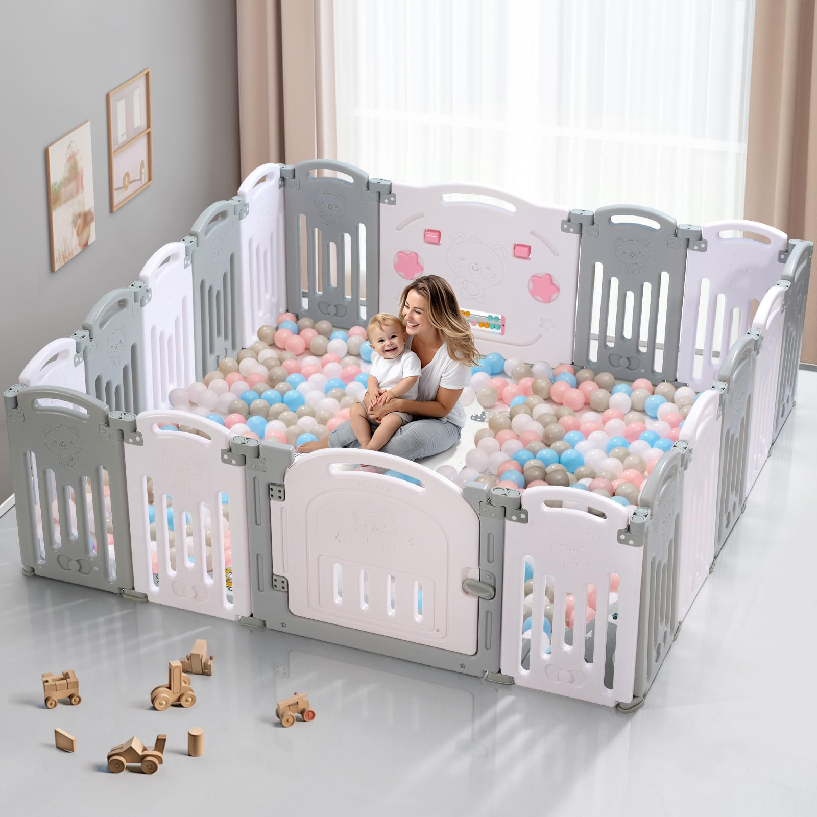 Baby Playpen - White