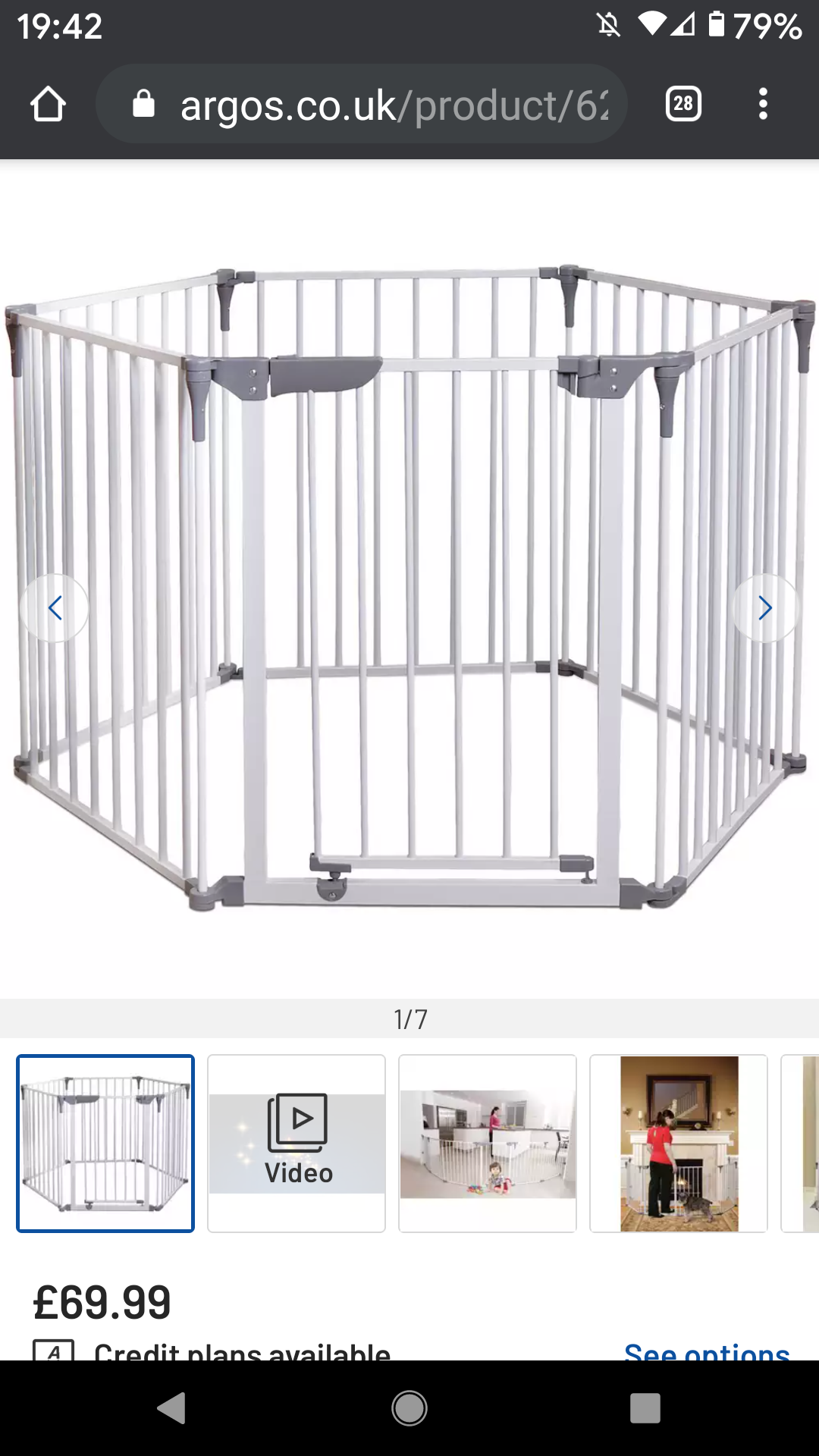 Baby Playpen - White