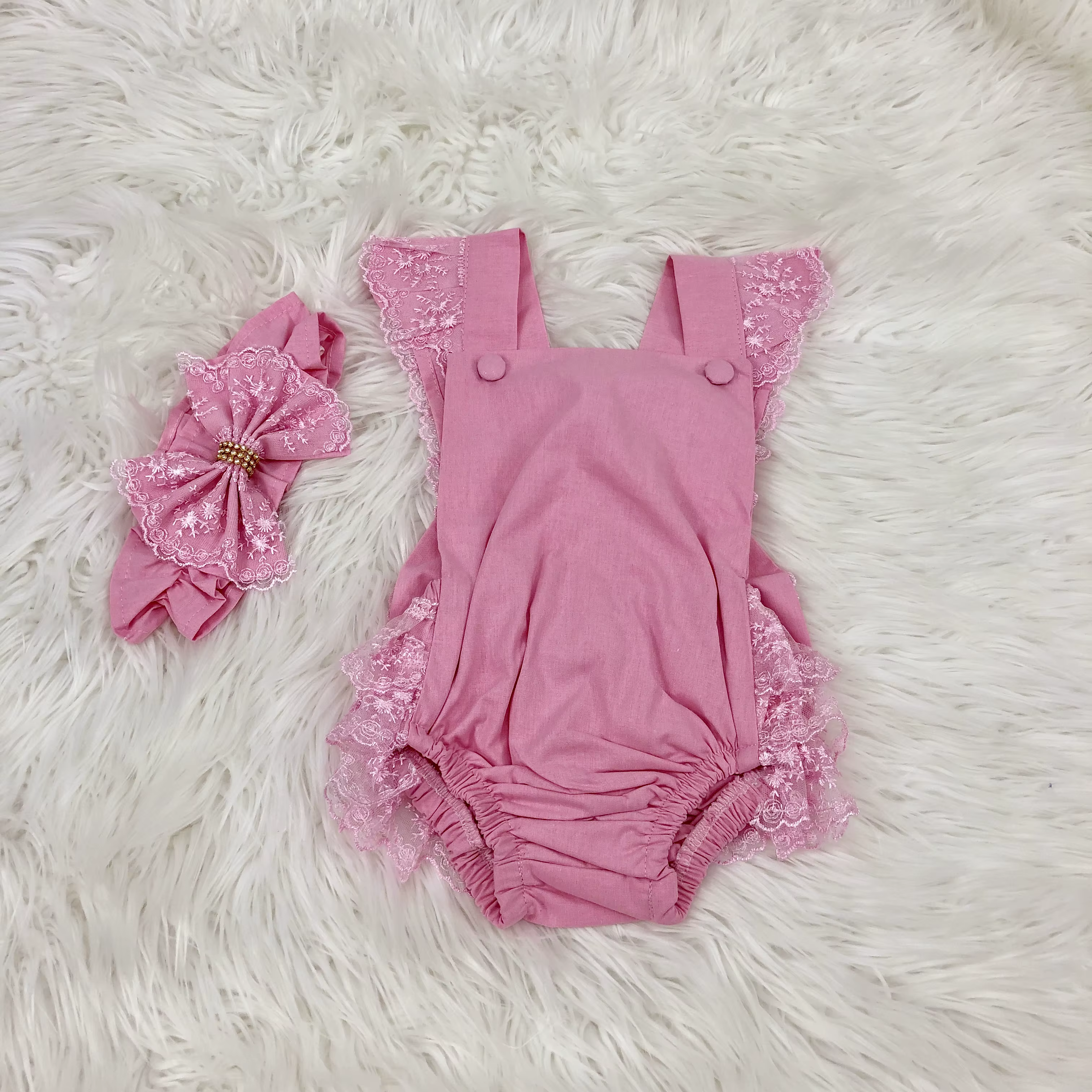Baby Romper - Pink